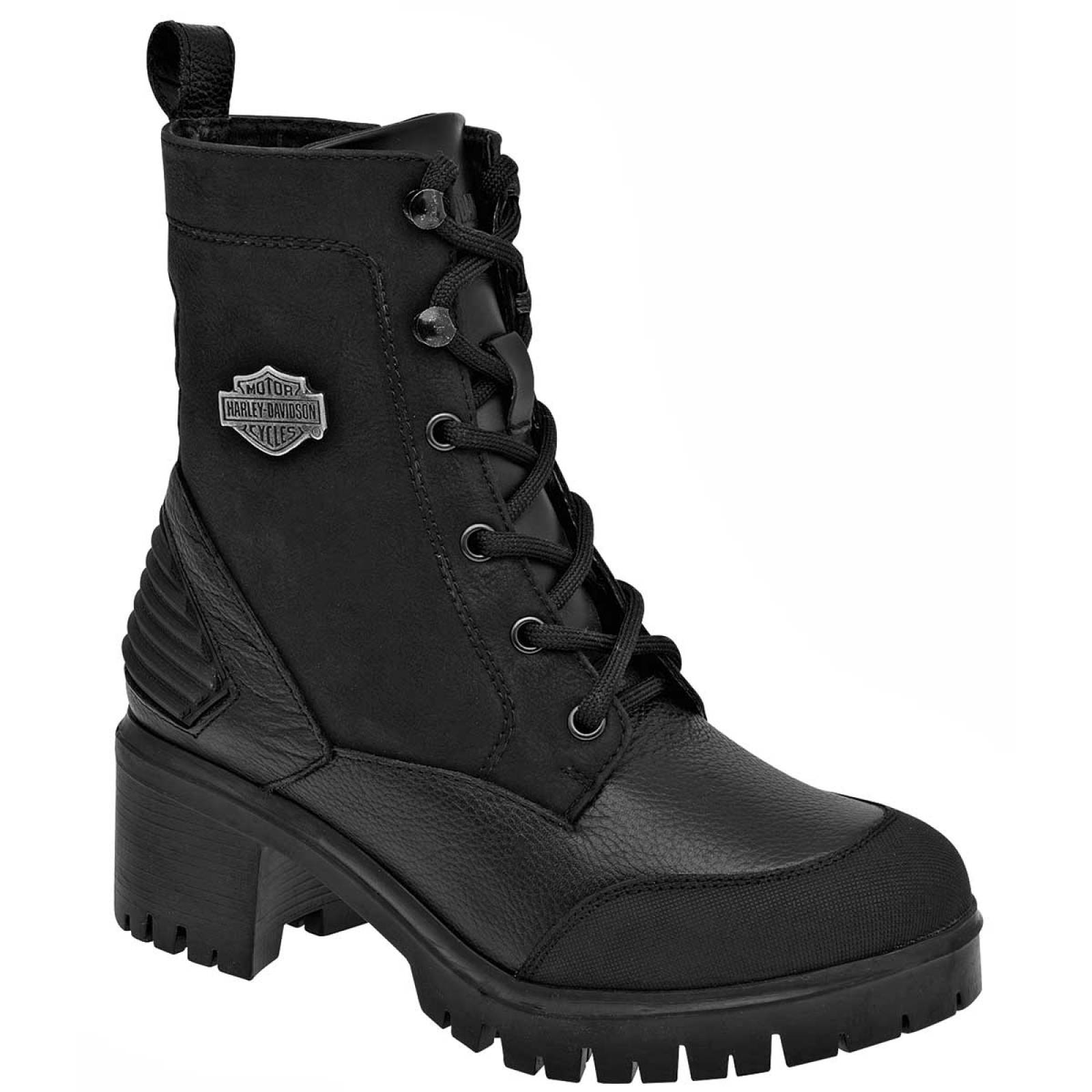 Bota y botin Mod Victoria Para Mujer Harley davidson Color Negro