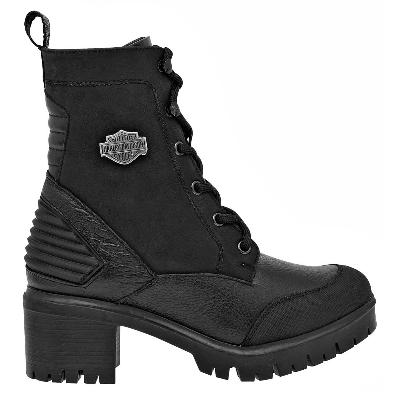Bota y botin Mod Victoria Para Mujer Harley davidson Color Negro