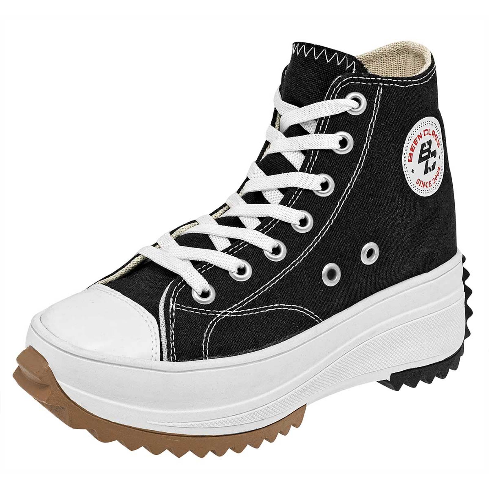 Tenis Mod 16640 Para Mujer Been class Color Negro