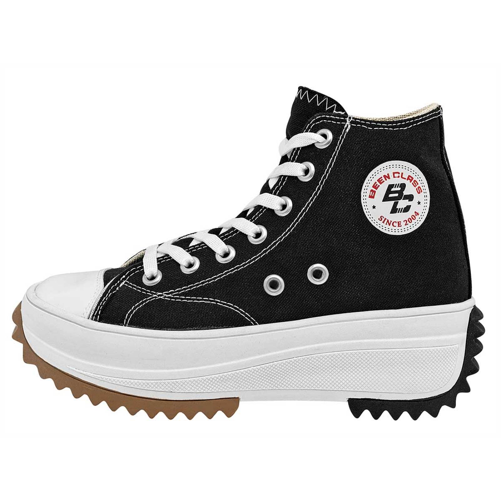 Tenis Mod 16640 Para Mujer Been class Color Negro