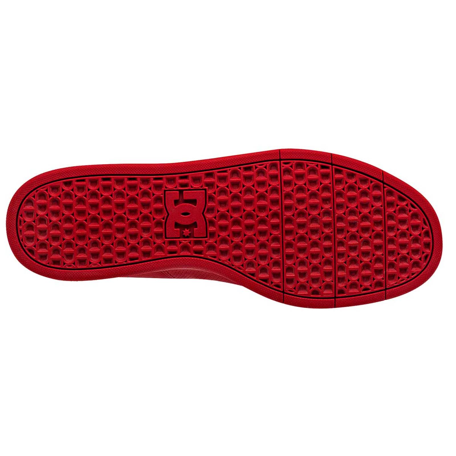 Tenis Mod Adys10069 Para Hombre Dc shoes Color Rojo