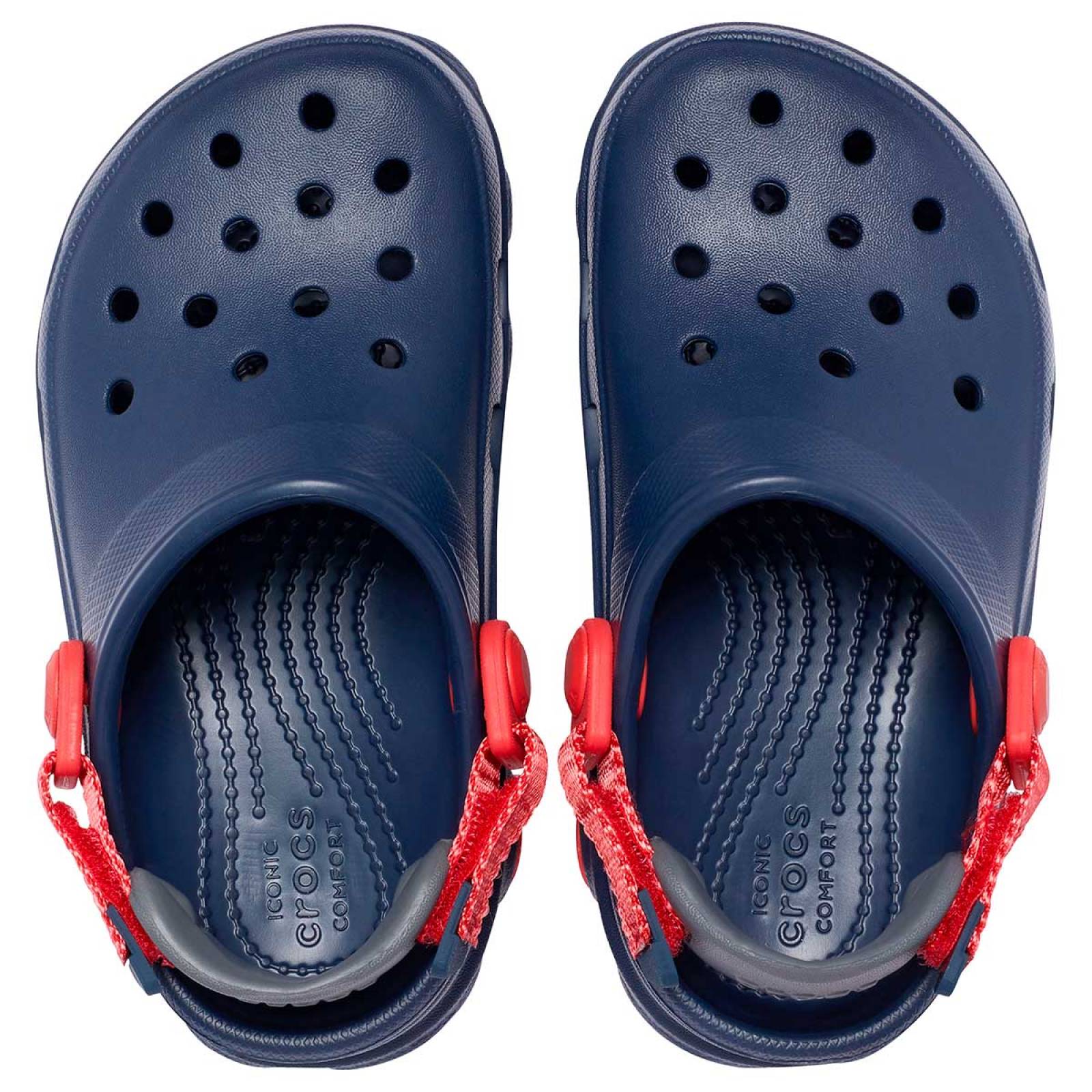 Sandalia Mod 207458410 Para Joven Crocs Color Marino
