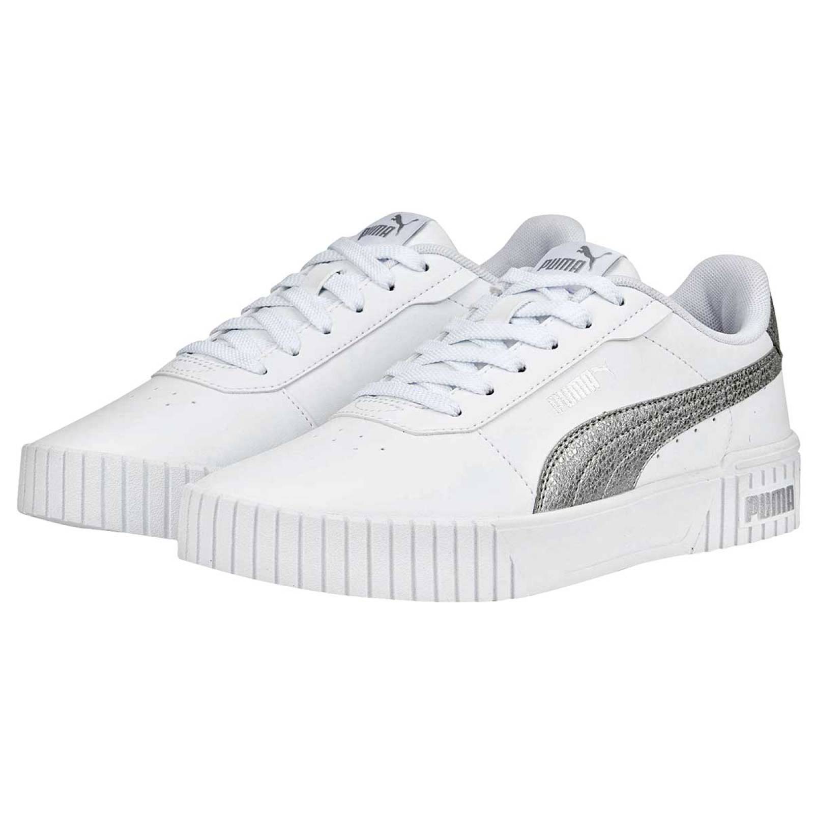 Tenis Mod 38762202 Para Mujer Puma Color Blanco