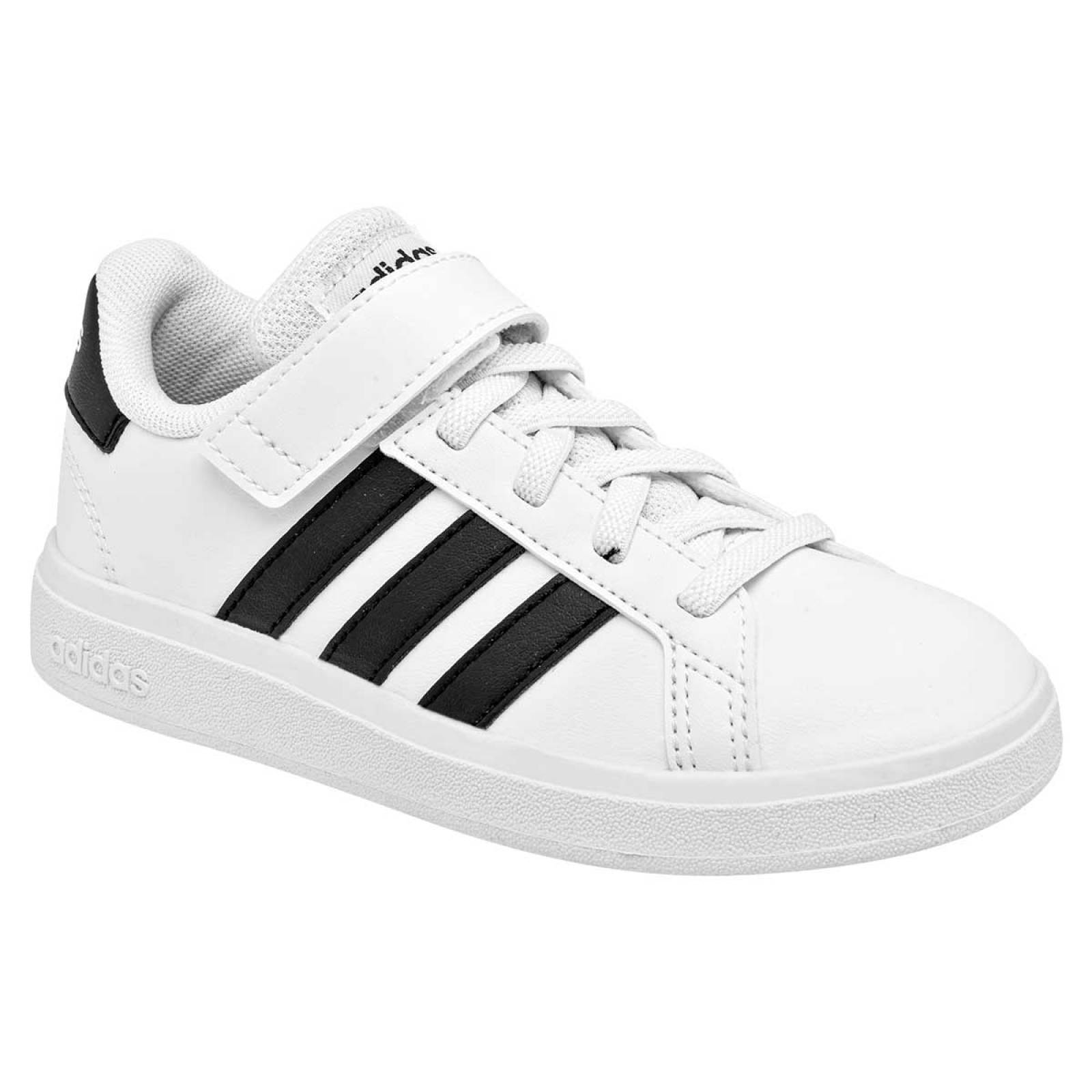 Tenis Mod Gw6521 Para Niño Adidas Color Blanco