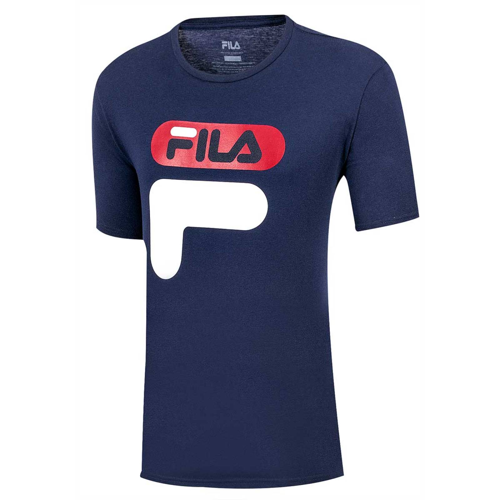 Playera Mod Lm21d7924 Para Hombre Fila Color Marino