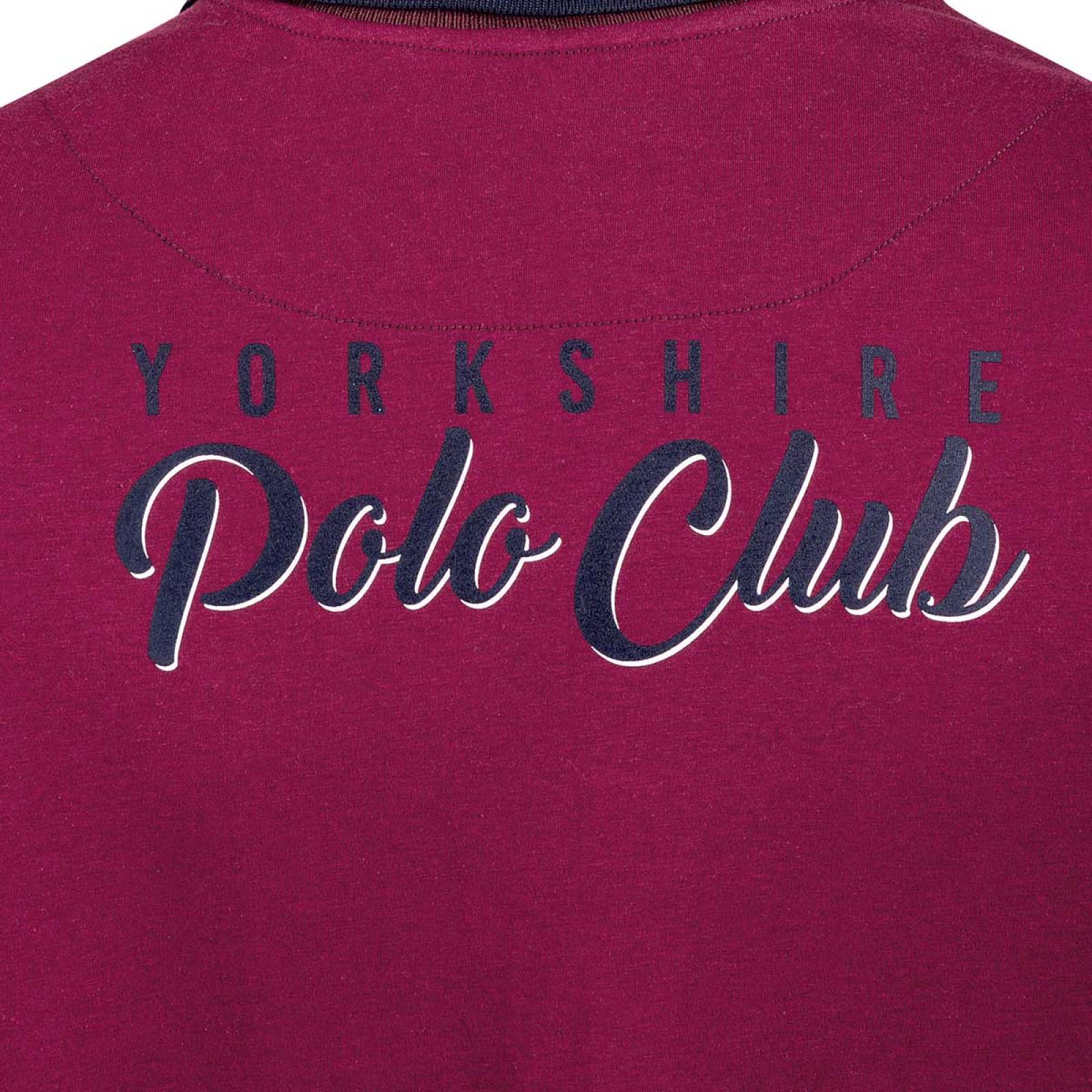 Playera Mod Pl02399 Para Hombre York shire polo Color Vino