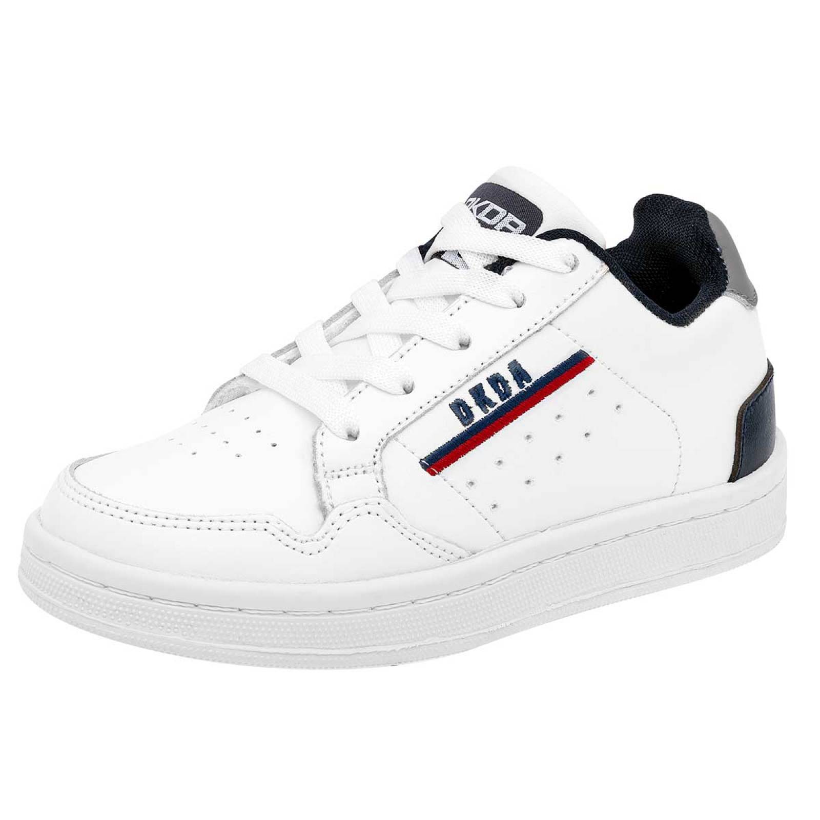 Tenis Mod 7036 Para Hombre Jhos dkda Color Blanco