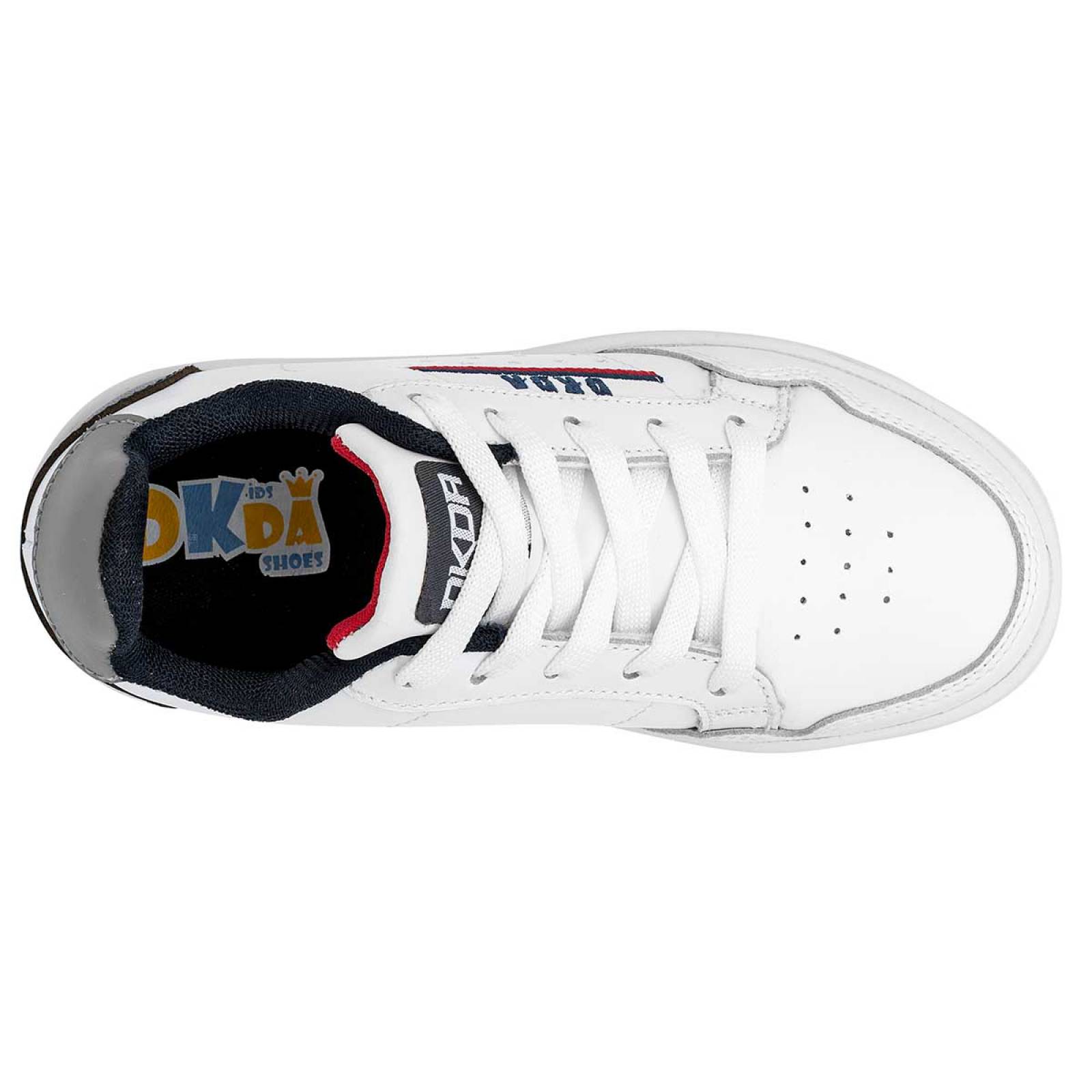 Tenis Mod 7036 Para Hombre Jhos dkda Color Blanco