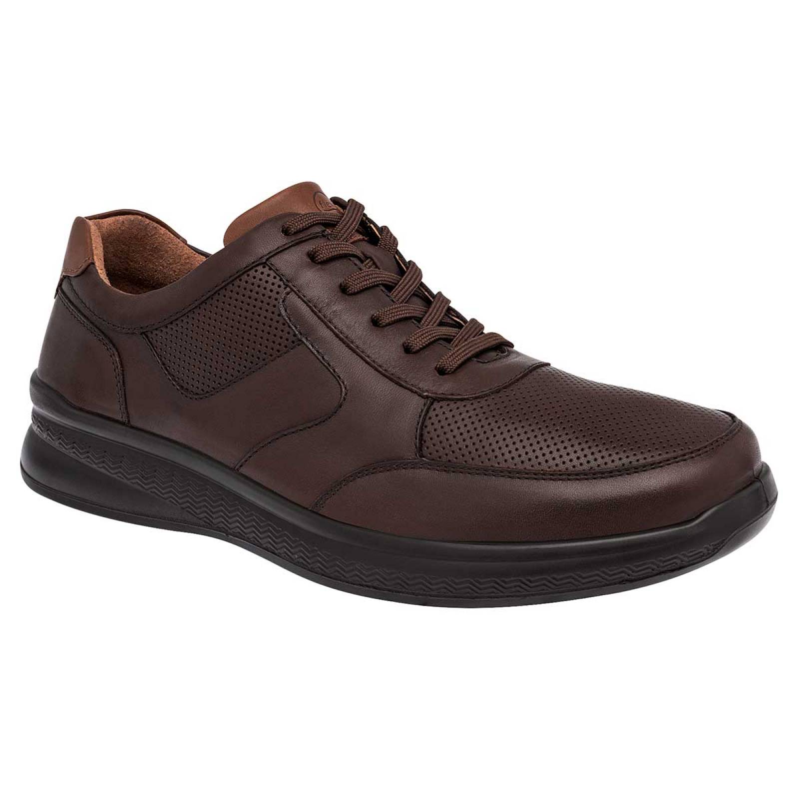 Zapato casual Mod 408204 Para Hombre Flexi Color Cafe