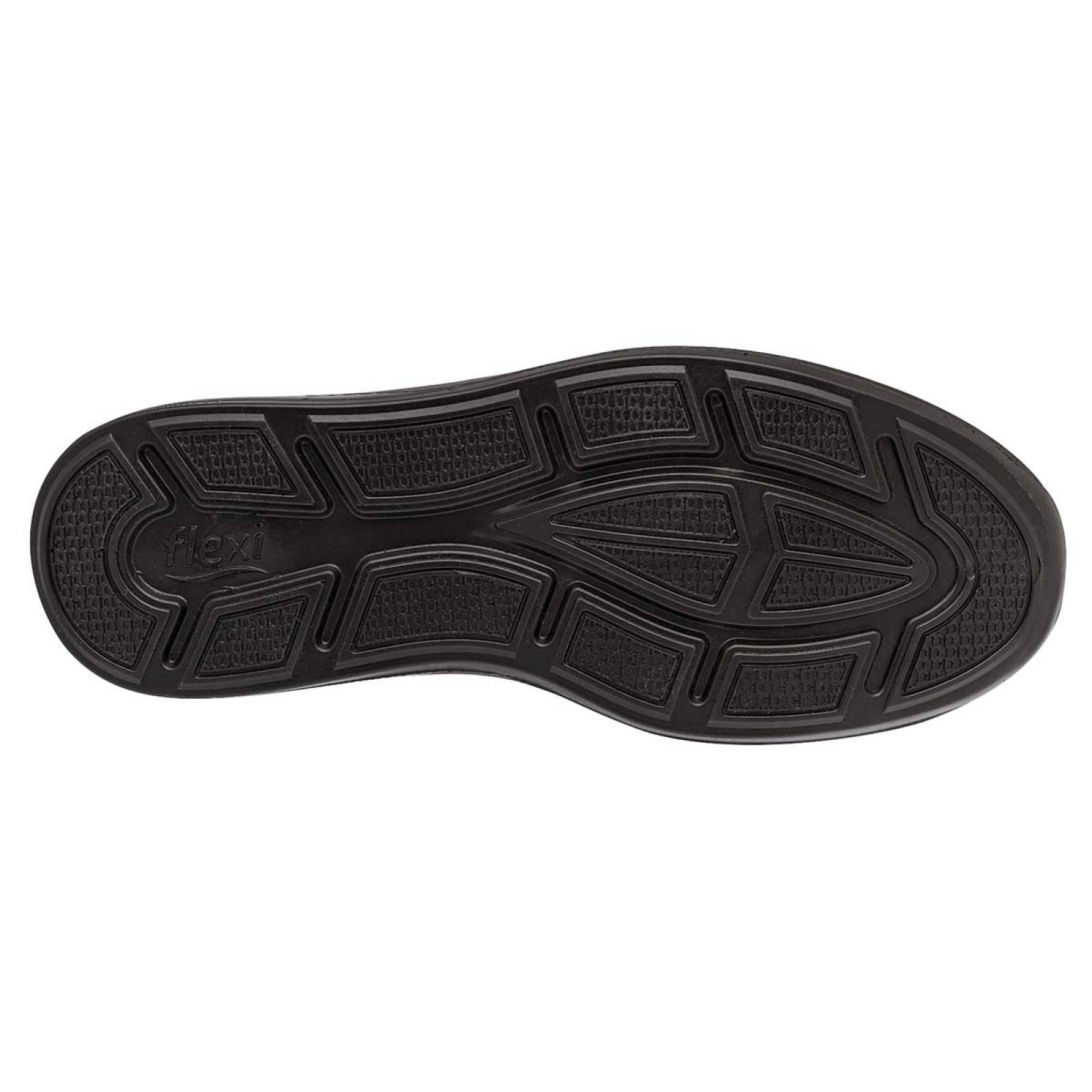 Zapato casual Mod 408204 Para Hombre Flexi Color Cafe