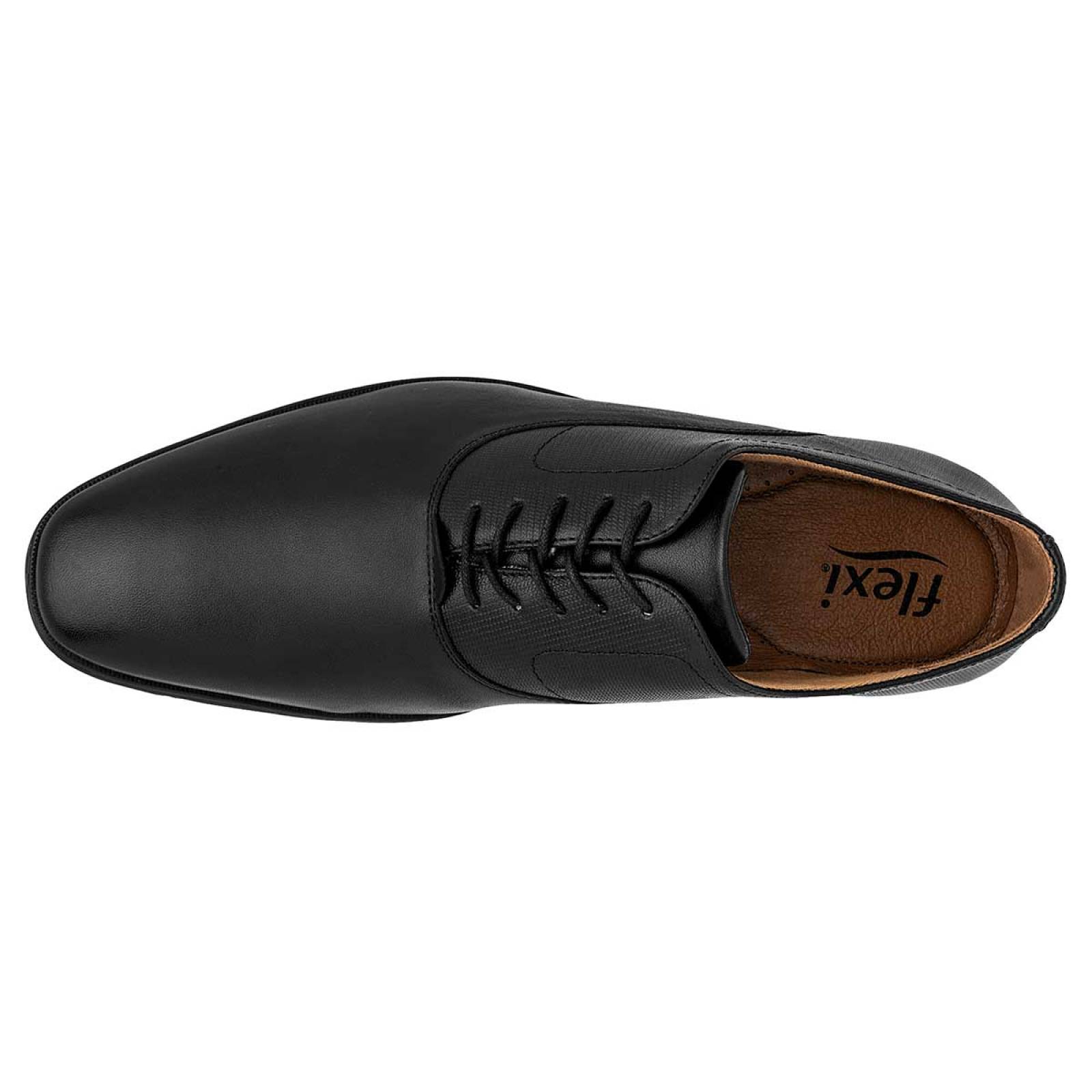 Zapato vestir Mod 413602 Para Hombre Flexi Color Negro