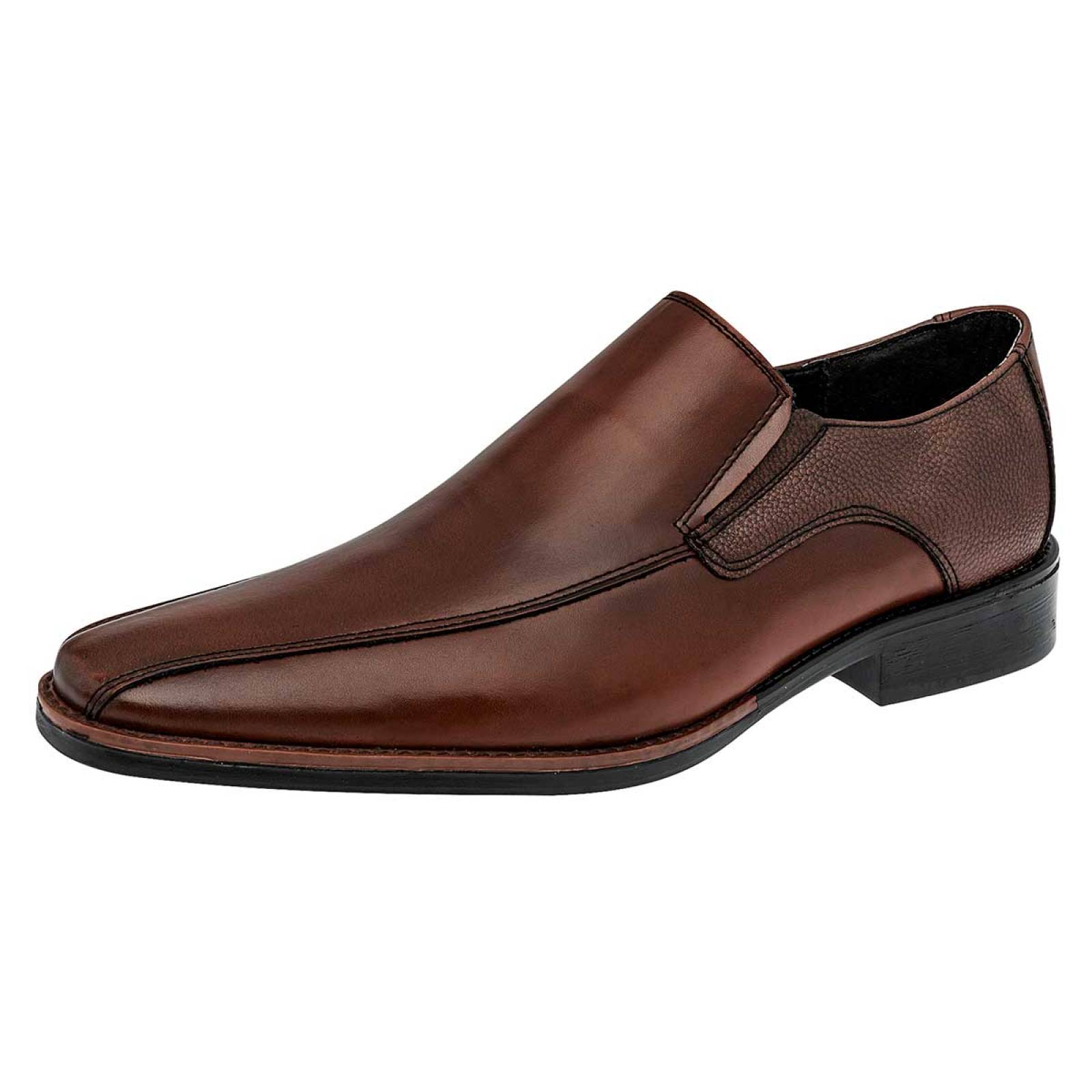 Zapato vestir Mod H22602 Para Hombre Lugo conti Color Camel
