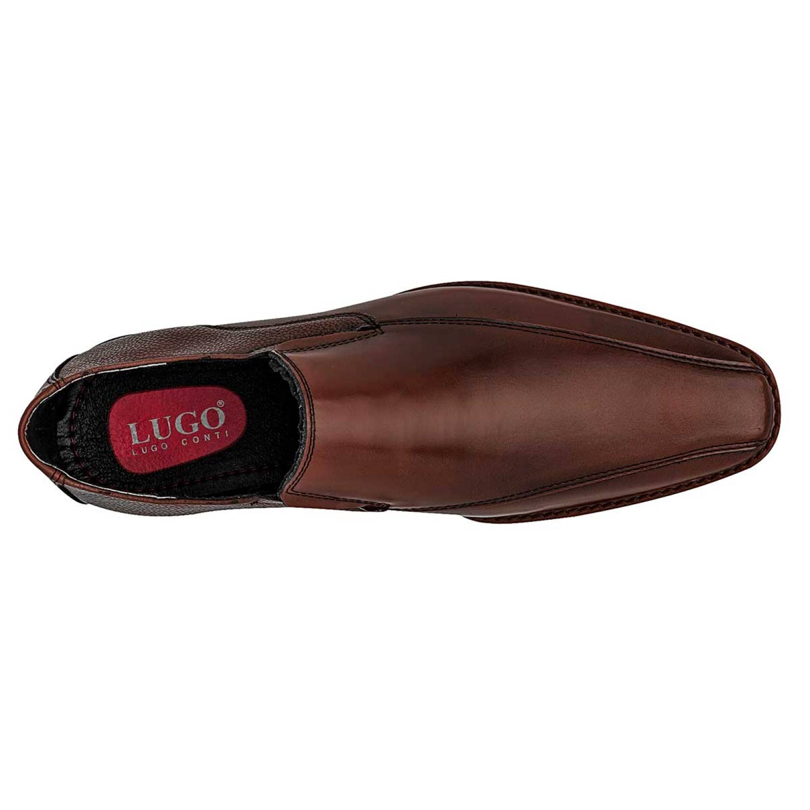 Zapato vestir Mod H22602 Para Hombre Lugo conti Color Camel