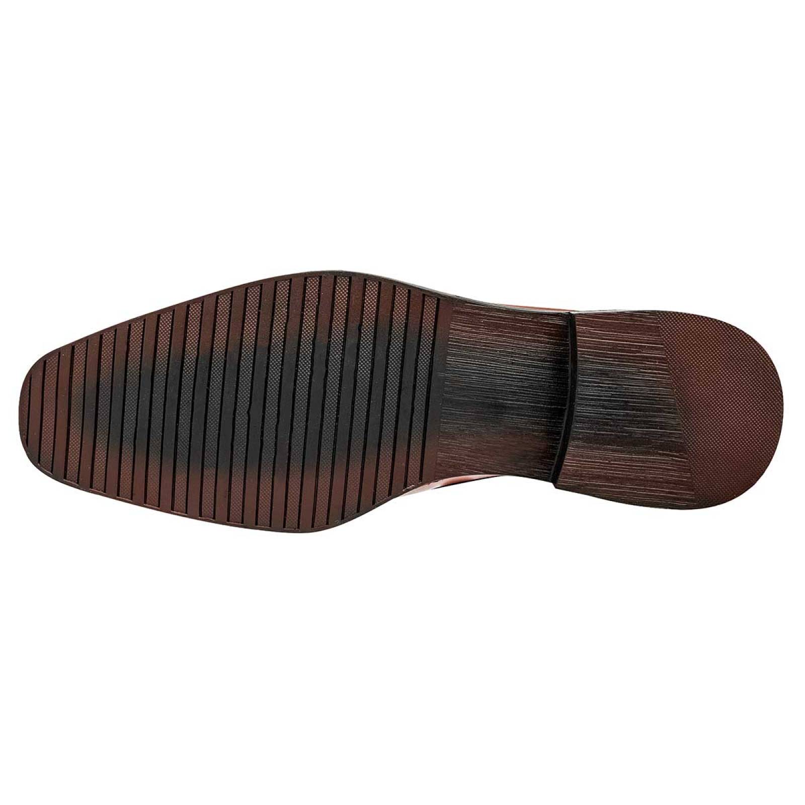 Zapato vestir Mod H22602 Para Hombre Lugo conti Color Camel