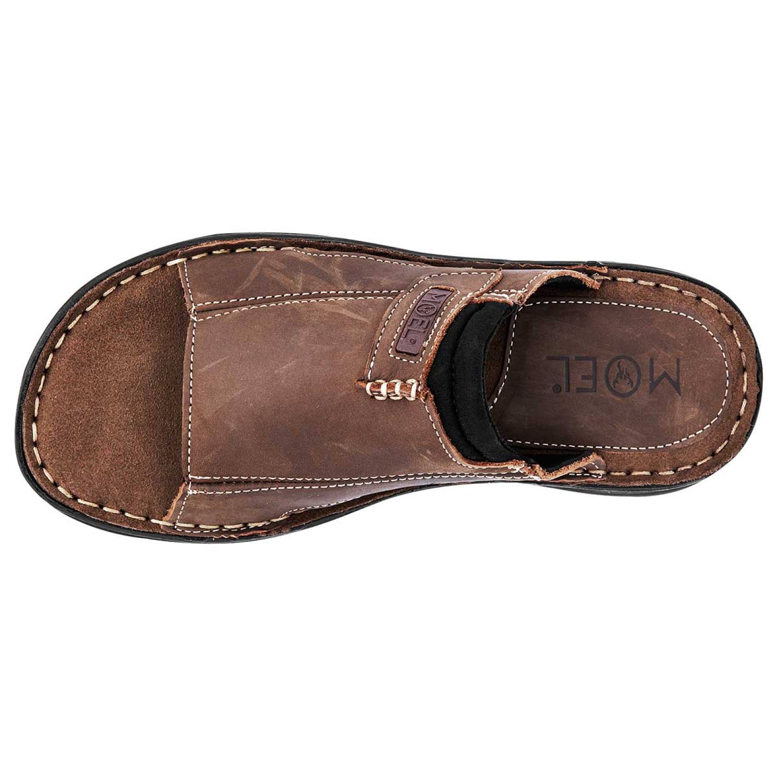 Sandalia Mod 415 Para Hombre Moel Color Cafe