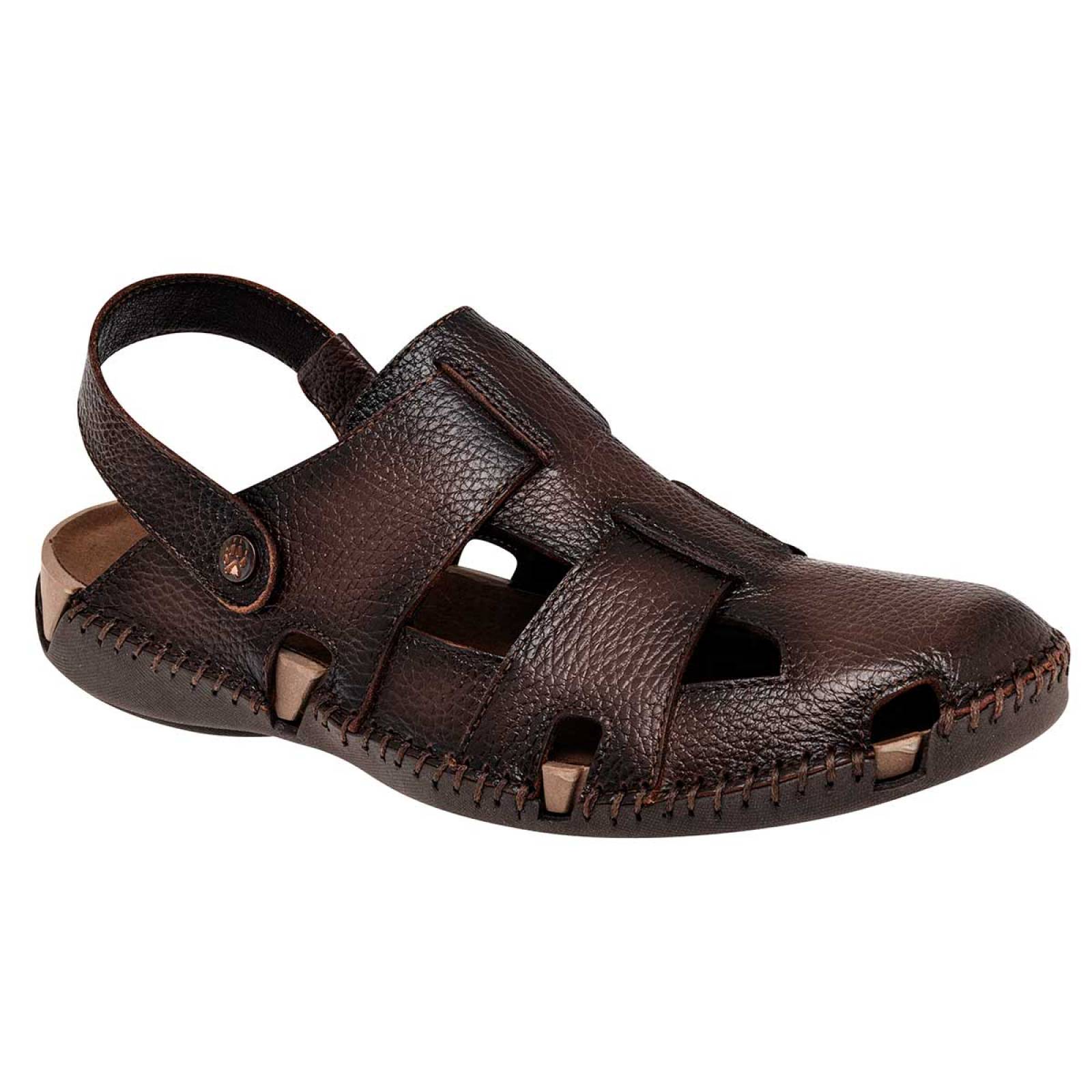 Sandalia Mod 6249b Para Hombre Lobo solo Color Cafe