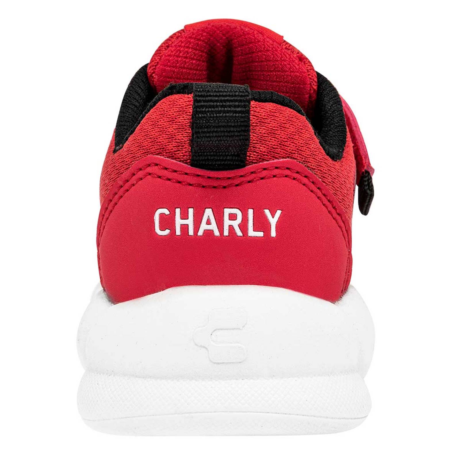 Tenis Mod 109839600 Para Niño Charly Color Rojo