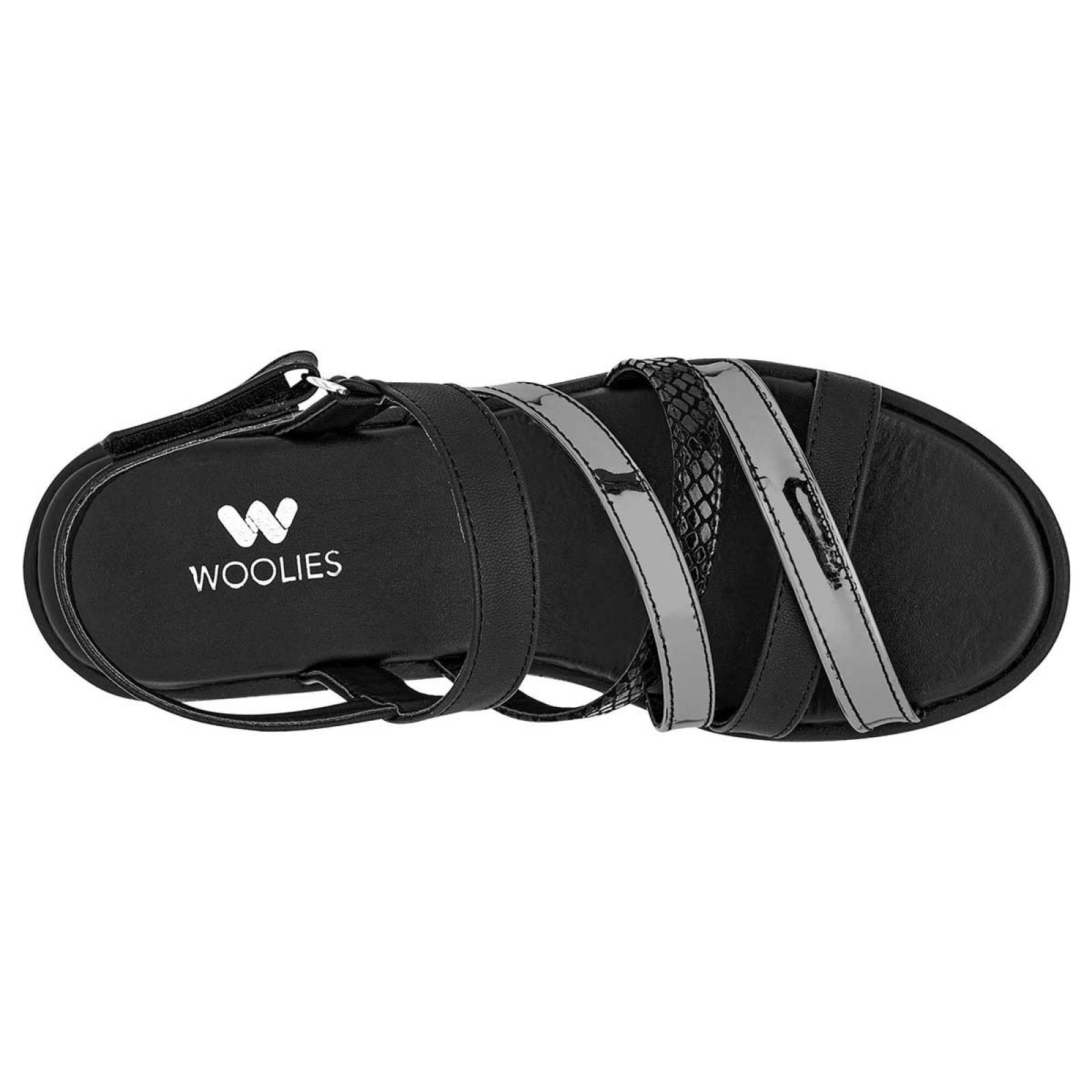 Sandalia Woolies Negro 117376