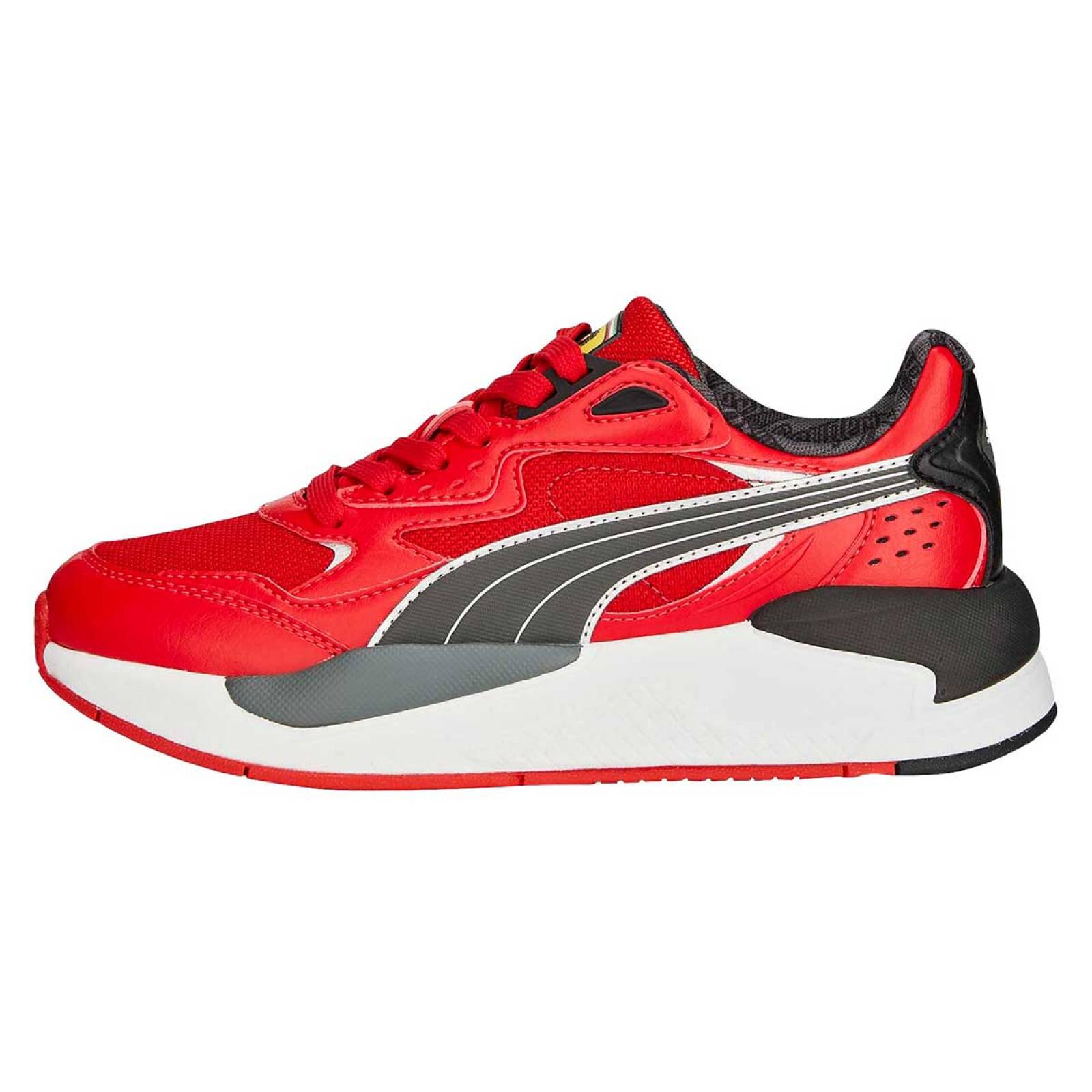 Tenis Mod 30765302 Para Joven Puma Color Rojo