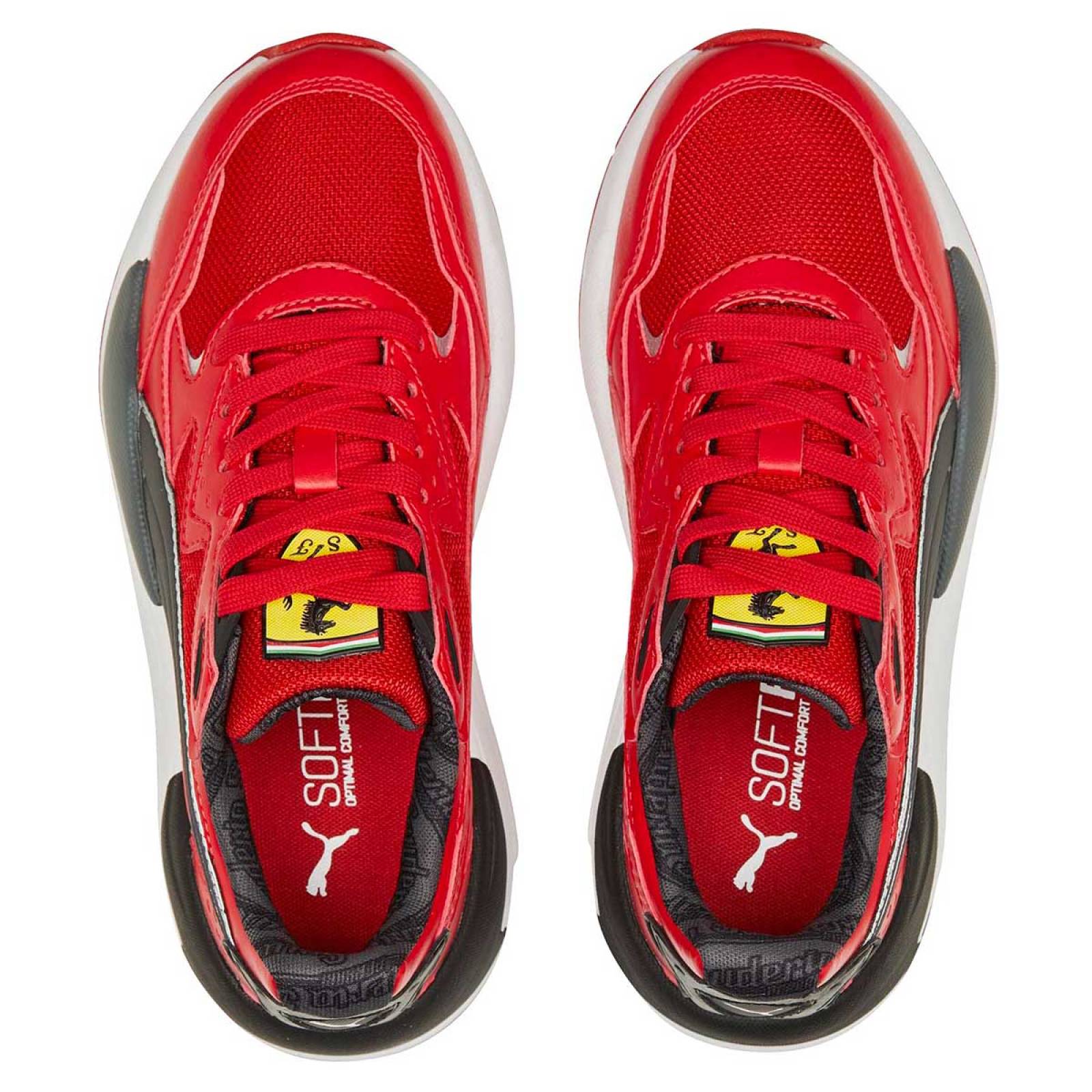 Tenis Mod 30765302 Para Joven Puma Color Rojo
