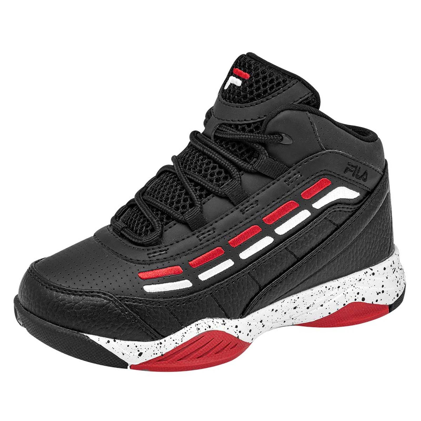 Tenis Mod 3bm017920 Para Joven Fila Color Negro