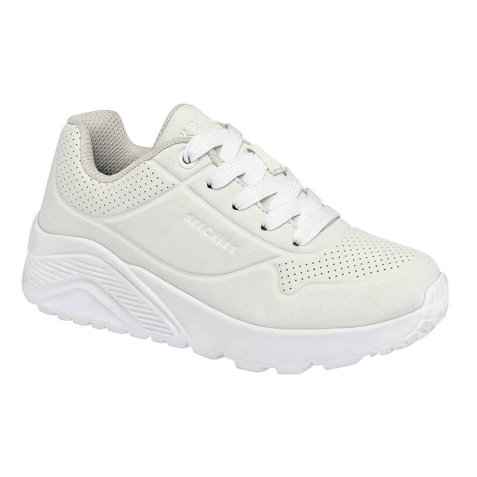 Tenis Mod 403694lw Para Joven Skechers Color Blanco