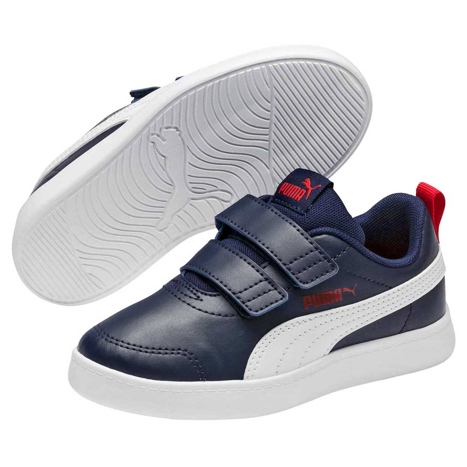 Tenis Mod 37154301 Para Niño Puma Color Marino