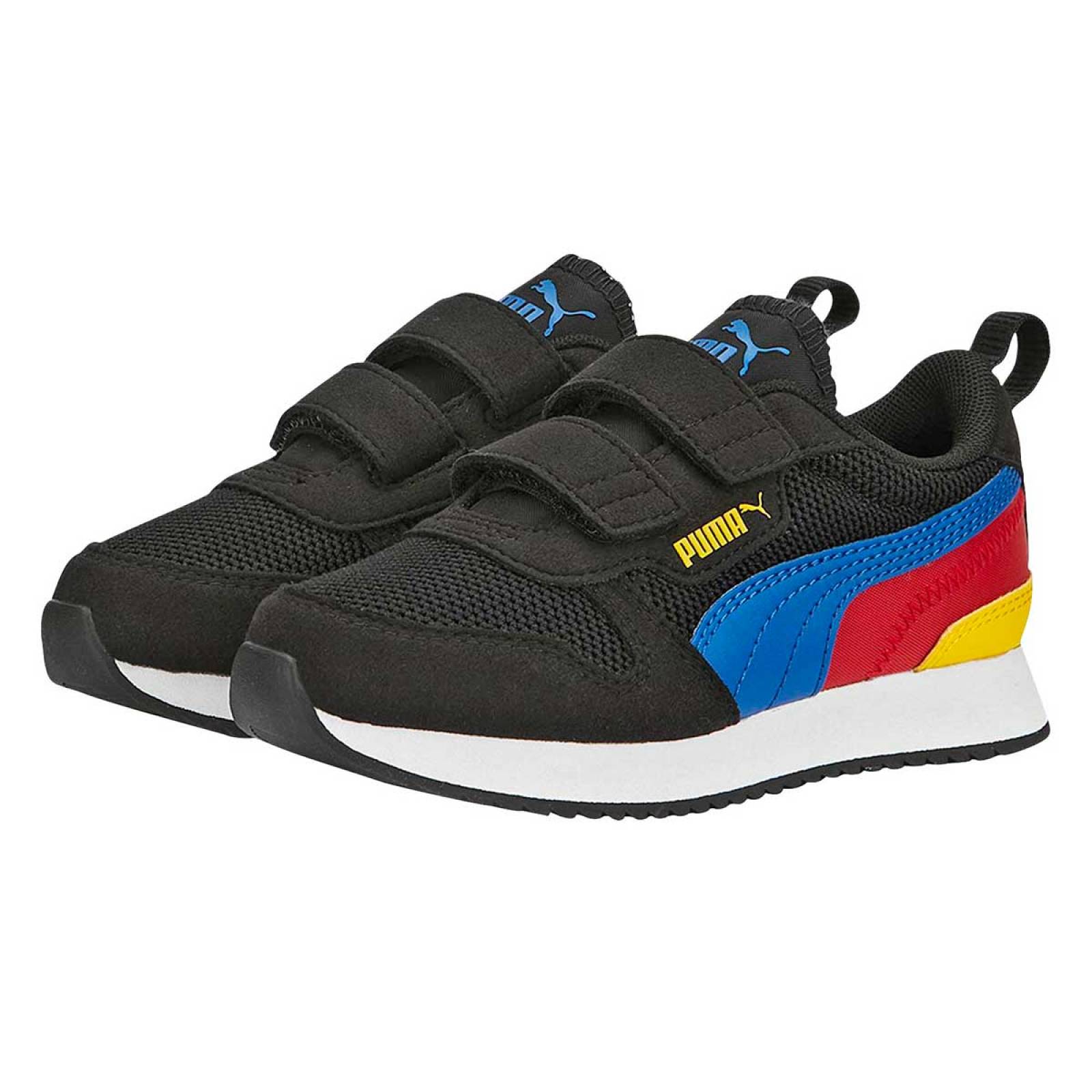 Tenis Mod 37361736 Para Niño Puma Color Negro