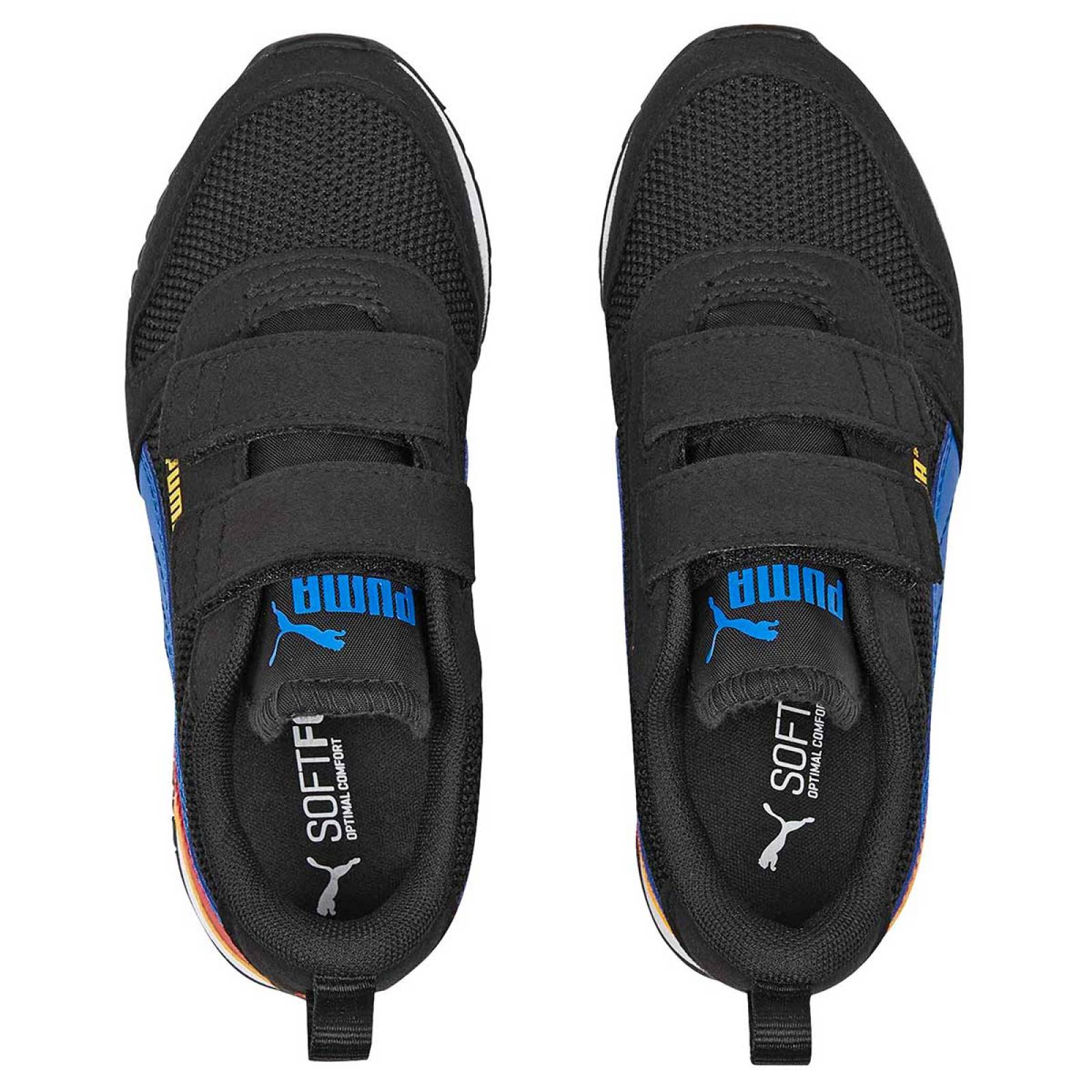 Tenis Mod 37361736 Para Niño Puma Color Negro