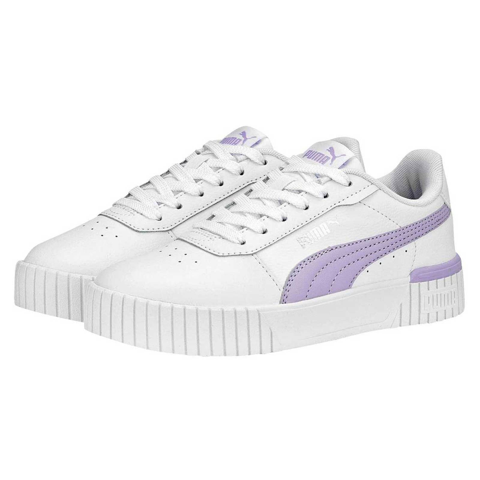 Tenis Mod 38618506 Para Mujer Puma Color Blanco