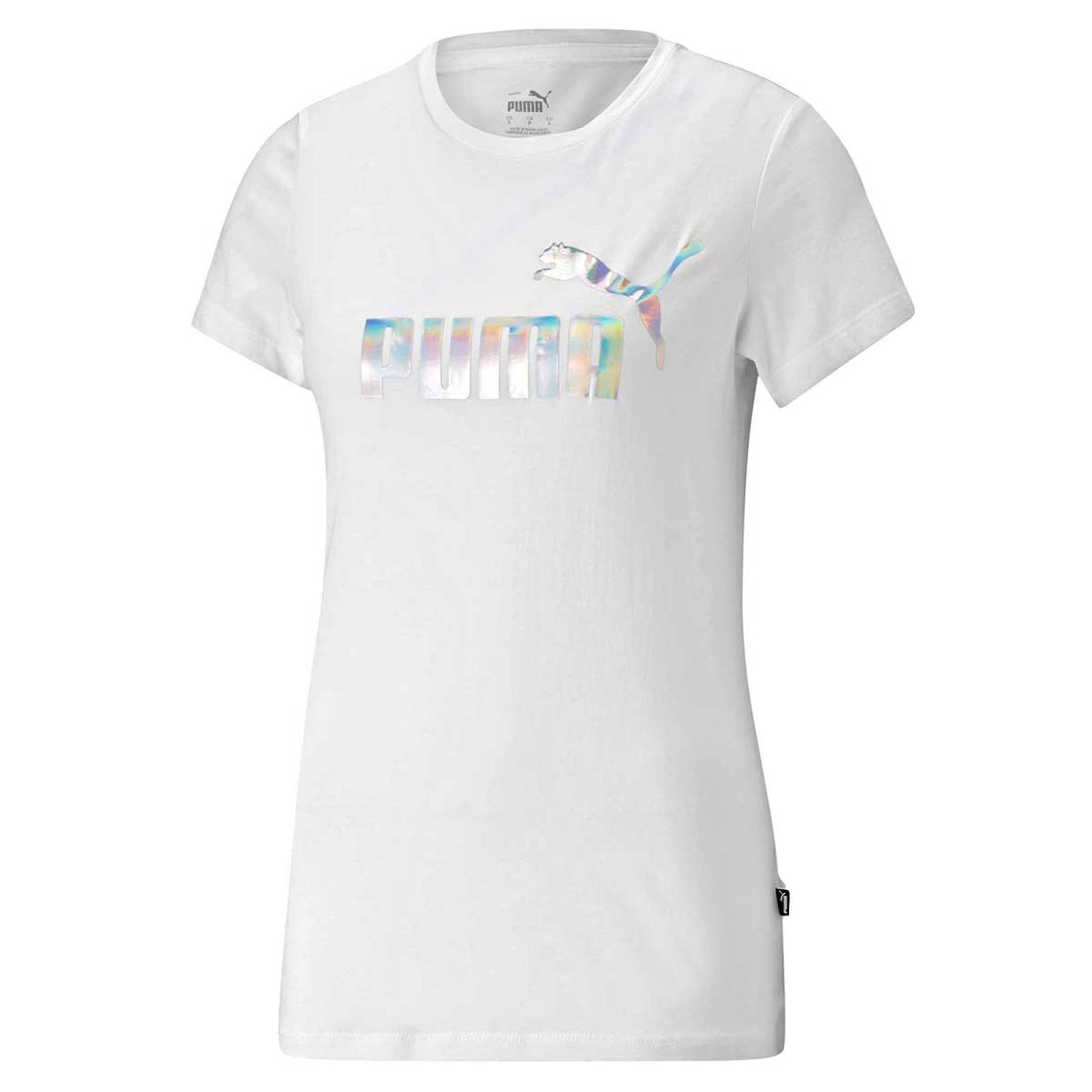 Playera Mod 67444802 Para Mujer Puma Color Blanco
