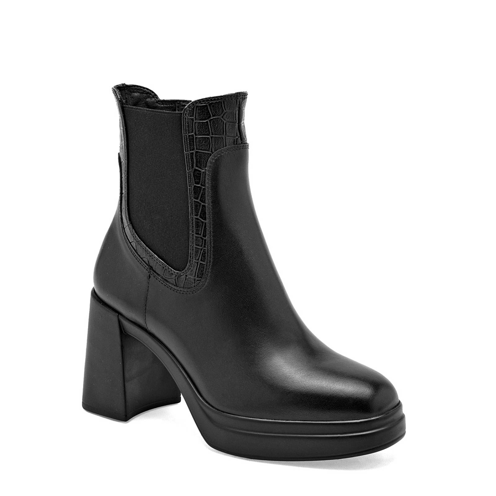 Bota y botin Mod 127402 Para Mujer Flexi Color Negro