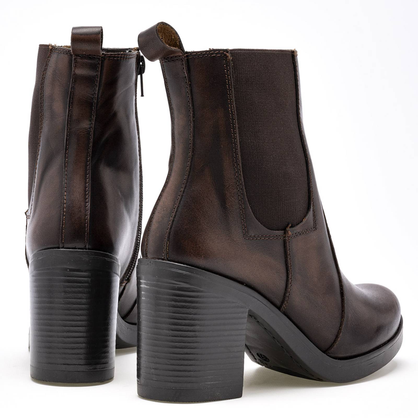 Bota y botin Mod 20051 Para Mujer Seducta Color Cafe