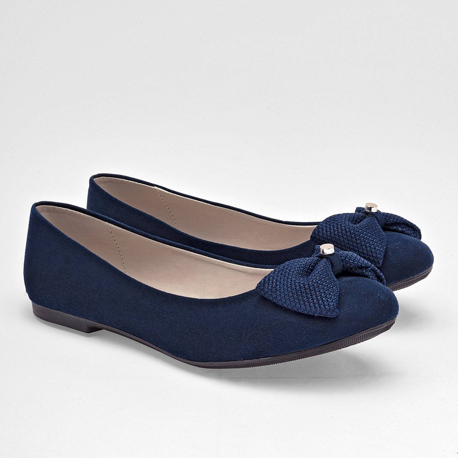 Flats Mod 17361 Para Mujer Been class Color Marino
