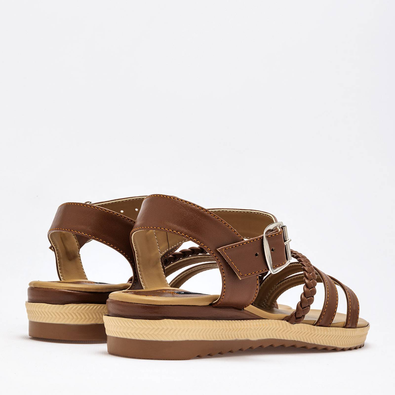 Sandalia Mod 473 Para Mujer Lambers & sheeps Color Cafe