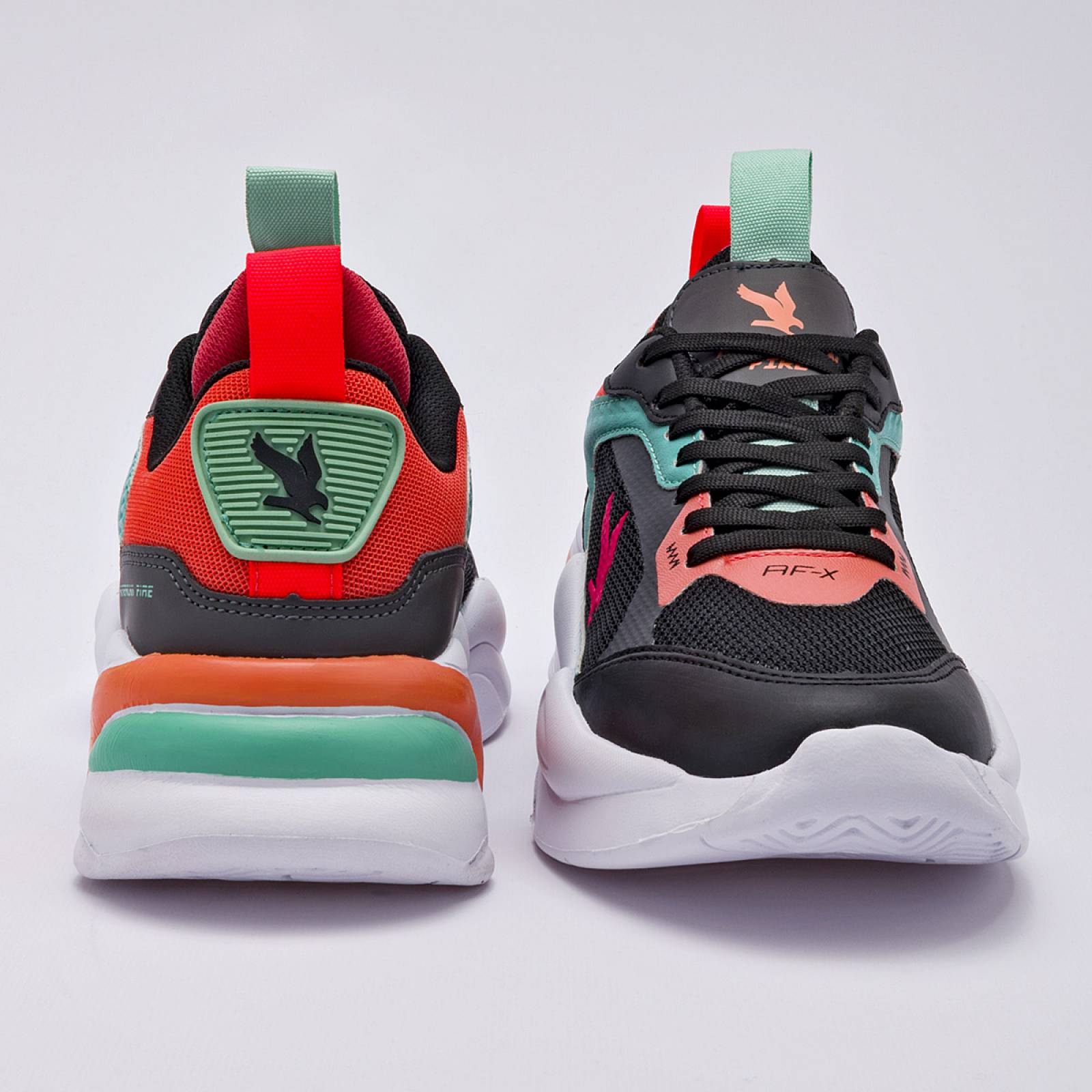 Tenis Mod A69 Para Hombre American fire Color Negro