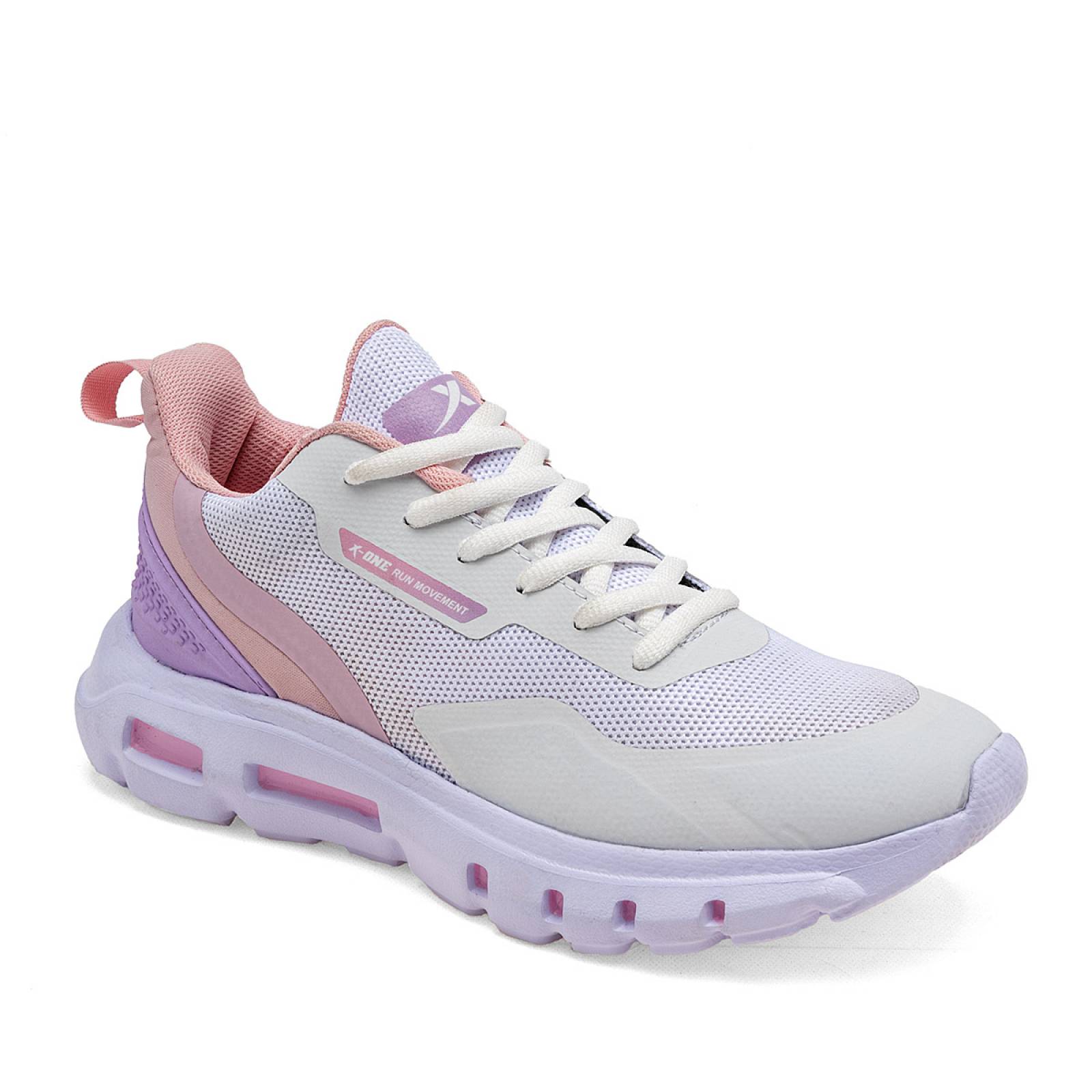 Tenis Mod 740 Para Mujer X-one Color Blanco