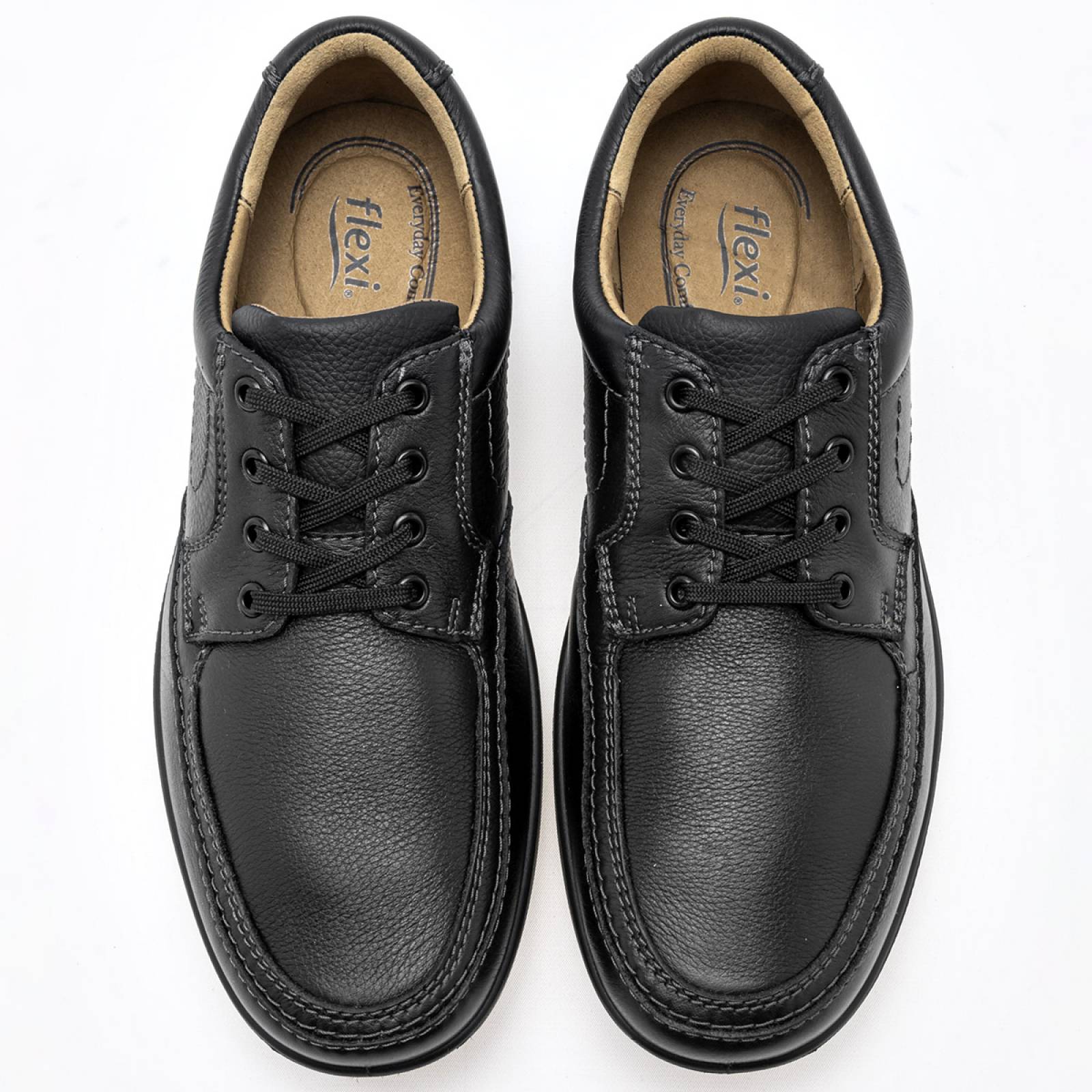 Zapato casual Mod 415903 Para Hombre Flexi Color Negro