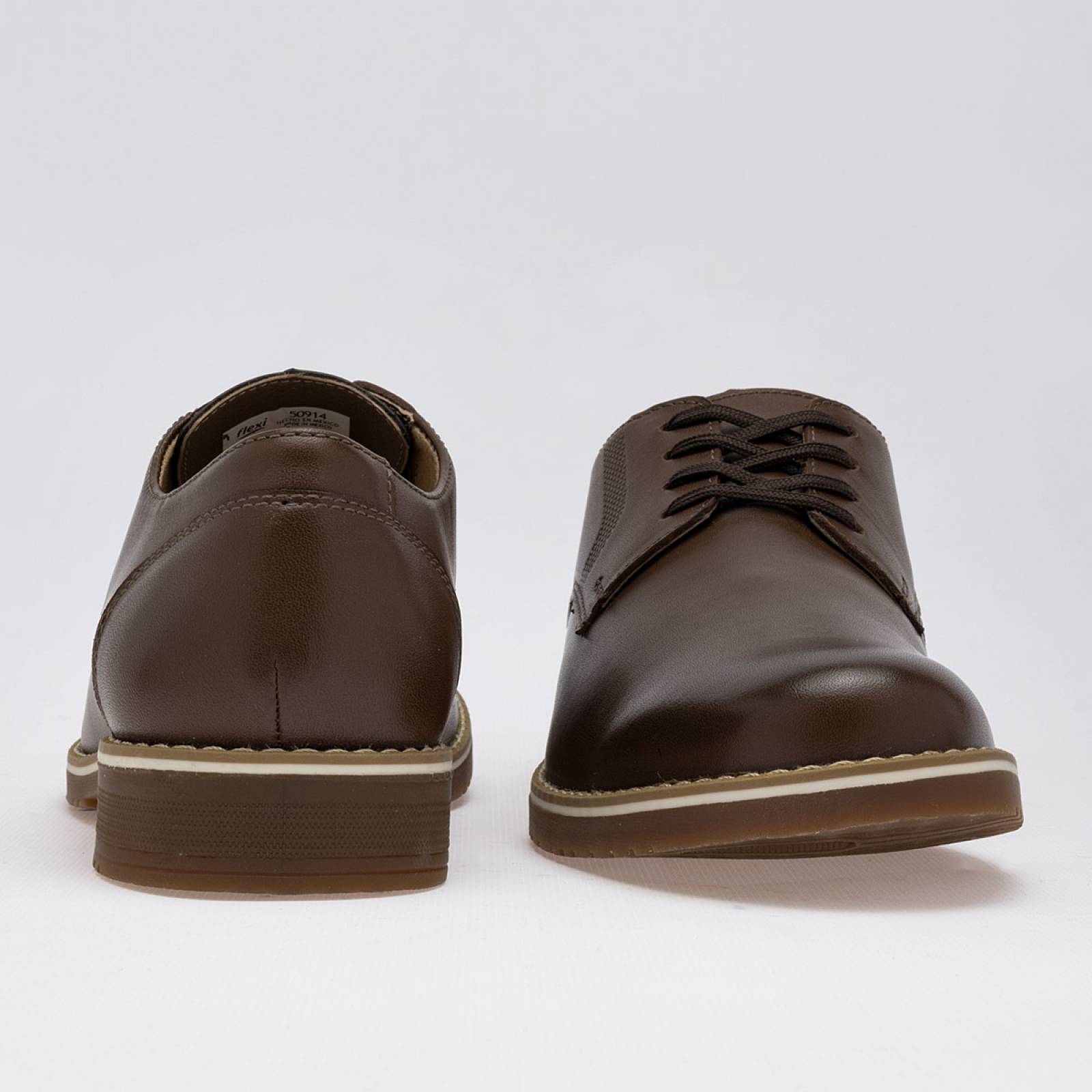 Zapato casual Mod 50914 Para Joven Flexi Color Cafe