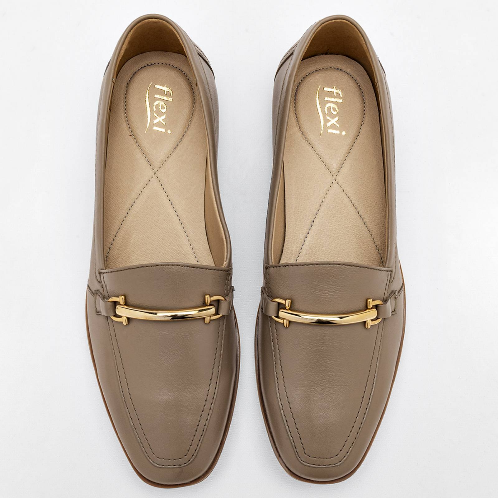 Zapato casual Mod 126602 Para Mujer Flexi Color Beige