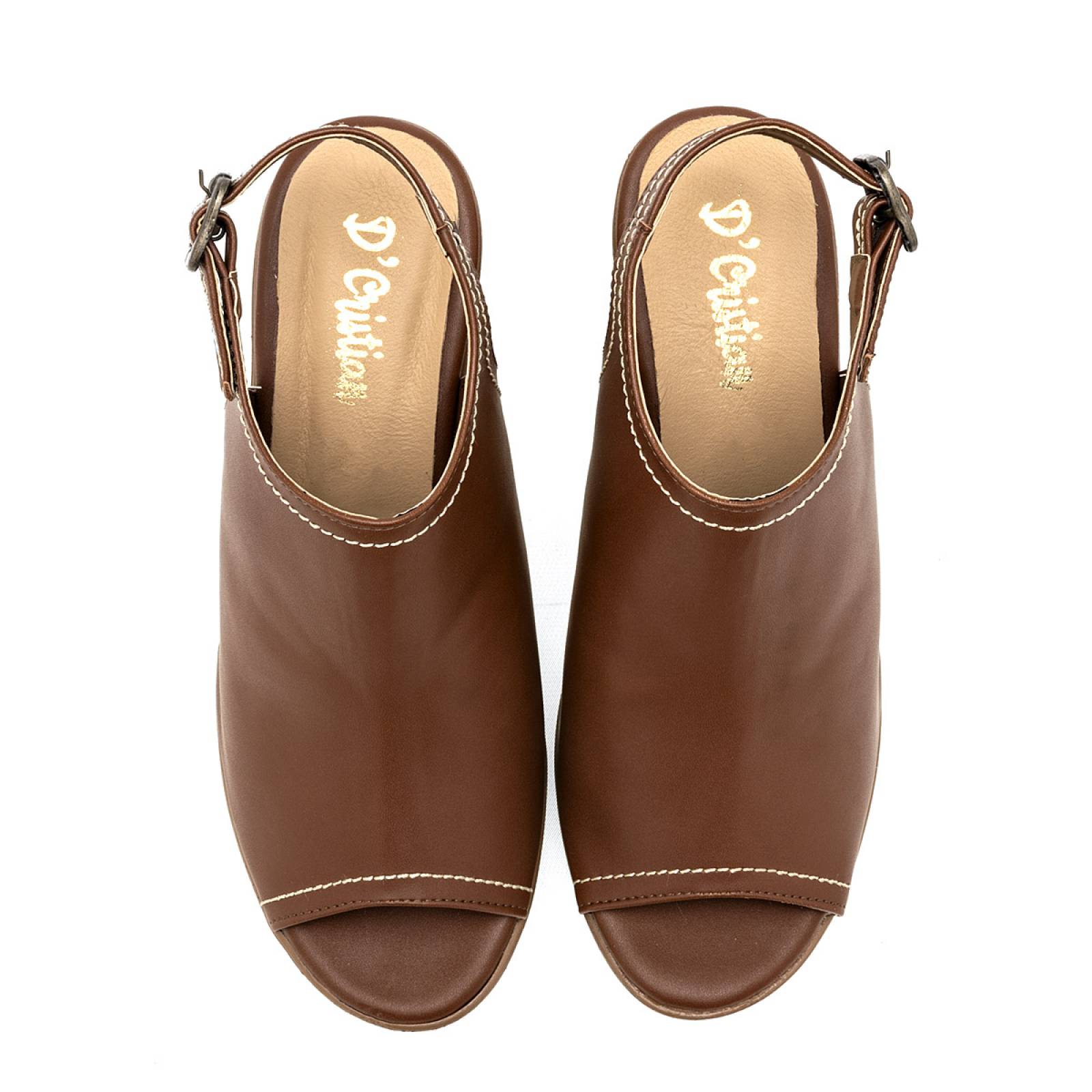 Zapato casual Mod 798 Para Mujer Dcristian Color Cafe