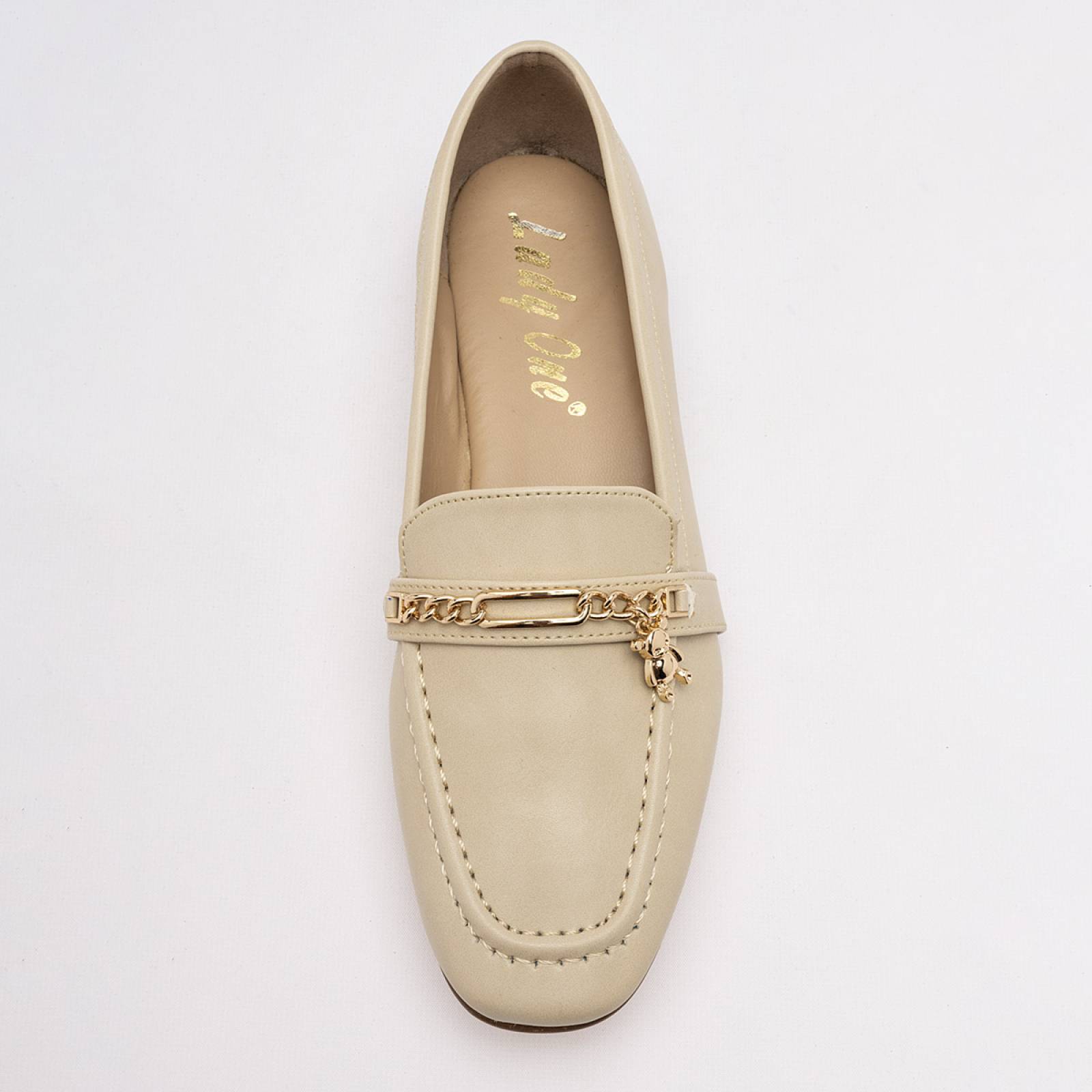 Zapato casual Mod Sal029 Para Mujer Lady one Color Beige