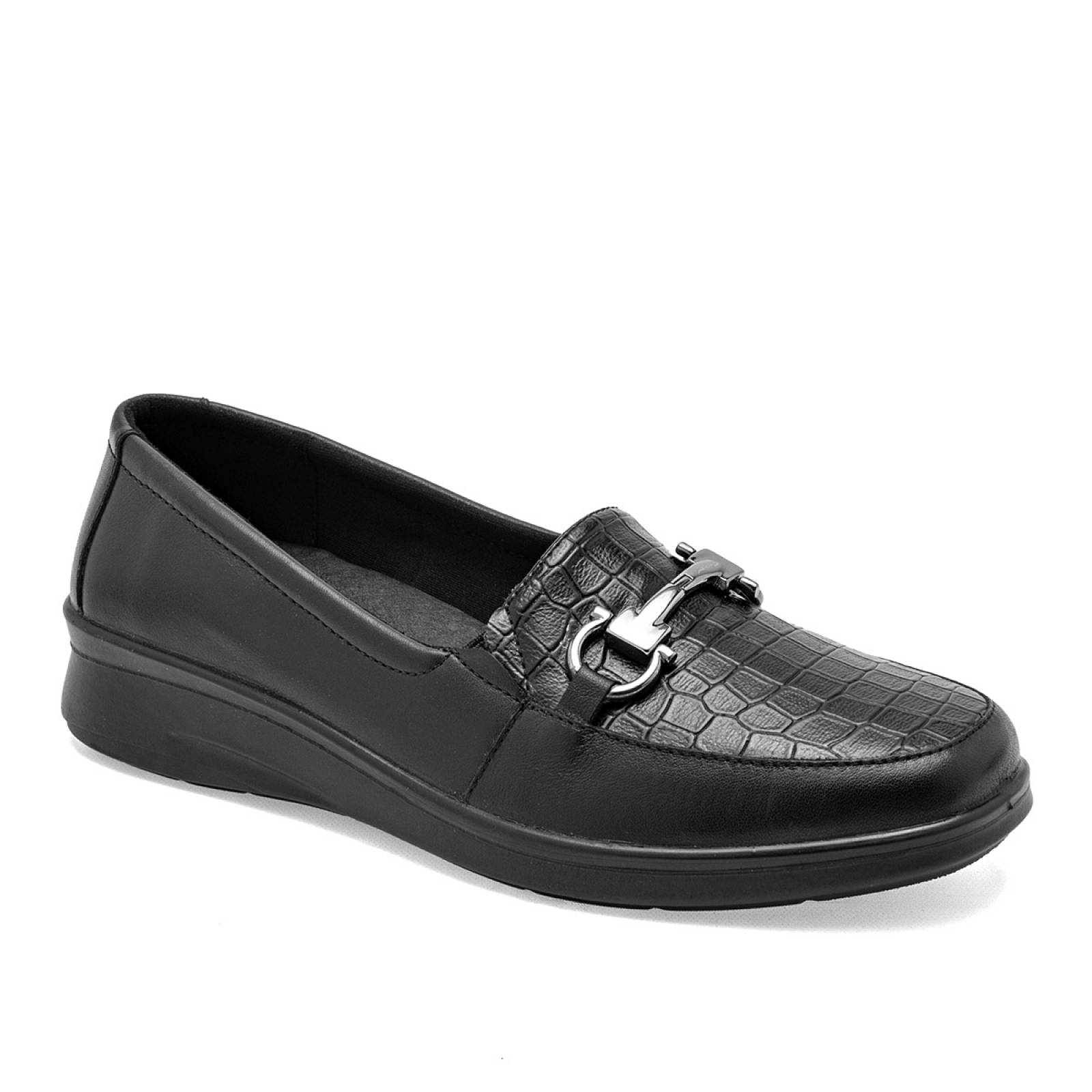 Zapato negro flexi online para mujer