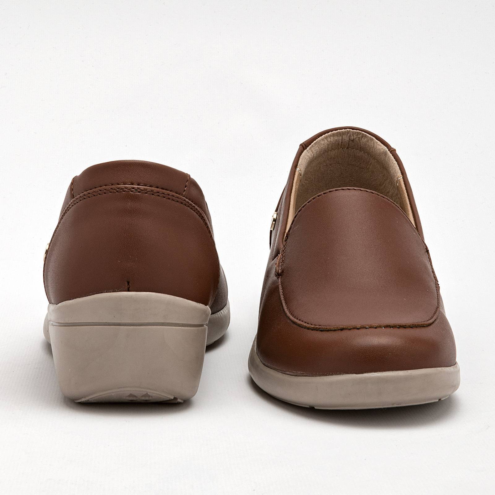 Zapato confort Mod 9408 Para Mujer Etnia Color Camel