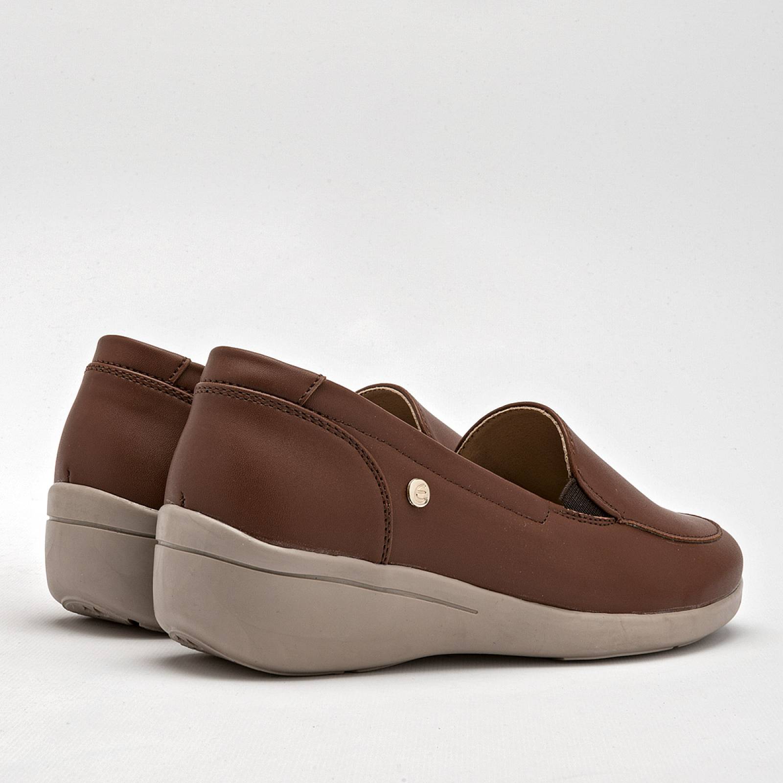 Zapato confort Mod 9408 Para Mujer Etnia Color Camel