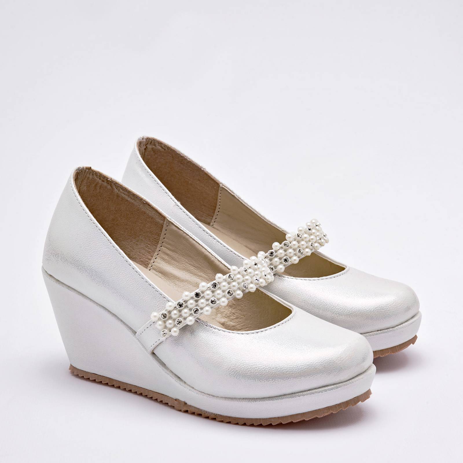 Zapato graduación Mod 144 Para Niña Jovana Color Blanco