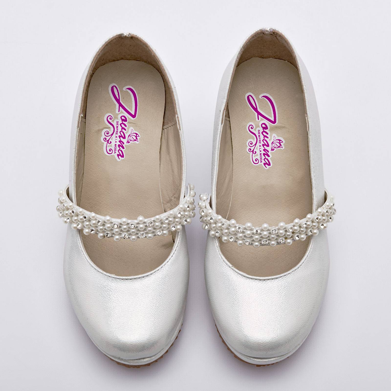 Zapato graduación Mod 144 Para Niña Jovana Color Blanco