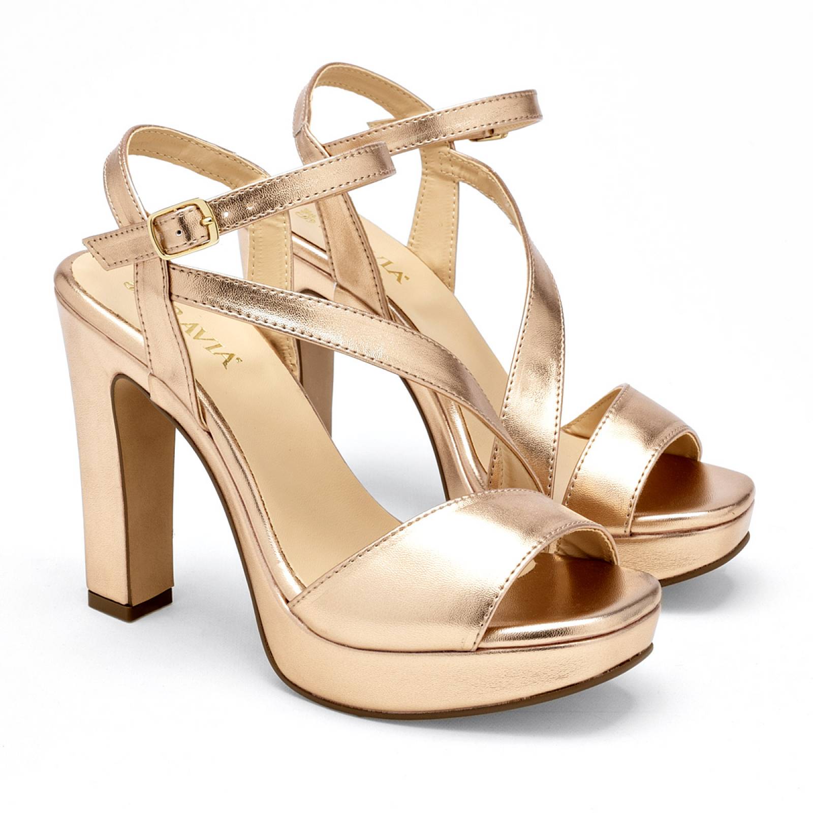Zapato graduación Mod 2834 Para Mujer Pravia Color Oro