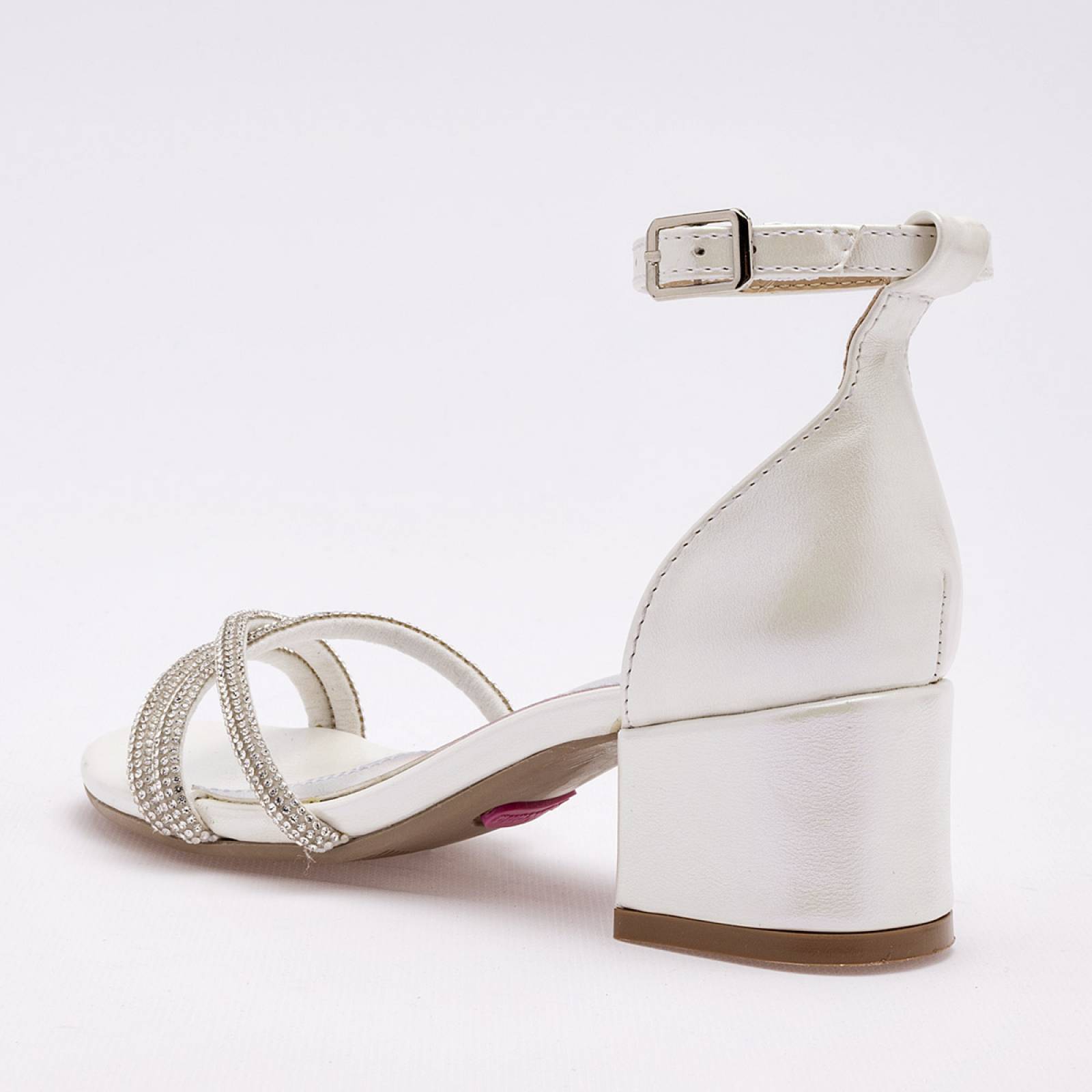 Zapato graduación Mod 591001 Para Mujer Tropicana Color Blanco