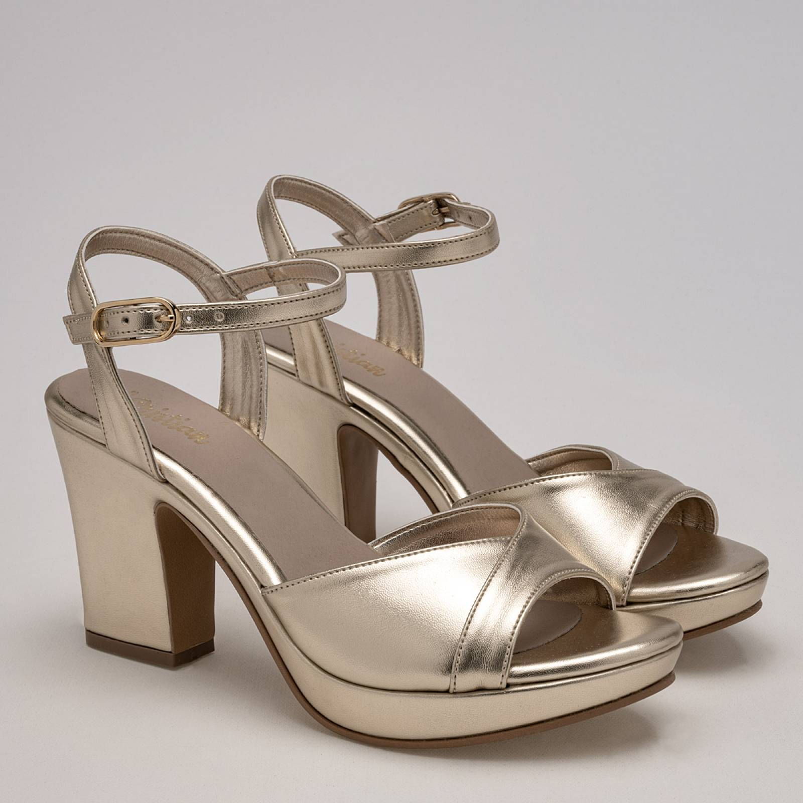 Zapato graduación Mod 703 Para Mujer Dcristian Color Oro